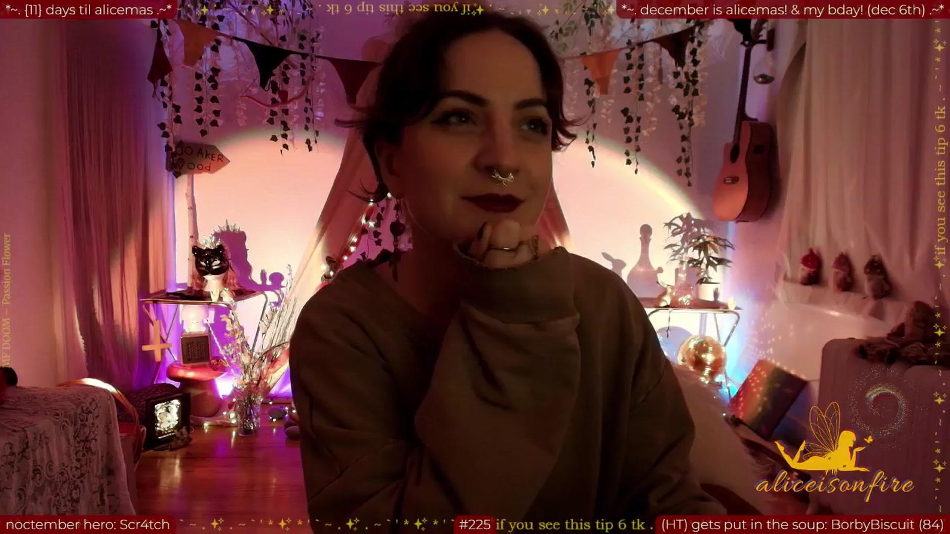 Gallery image thumbnail from aliceisonfire's myfreecams stream on, 11/20/2025, 11:35 image 3 of 20