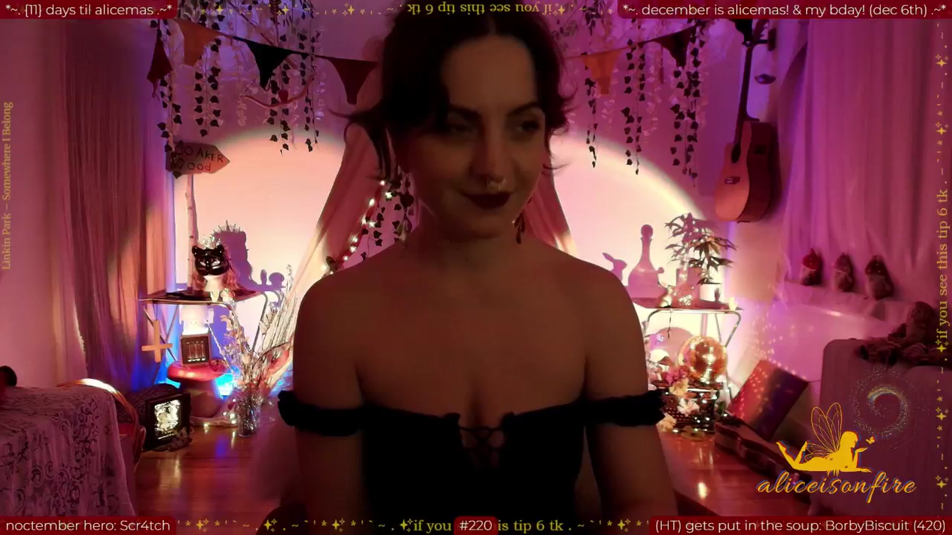 Gallery image thumbnail from aliceisonfire's myfreecams stream on, 11/20/2025, 11:35 image 14 of 20
