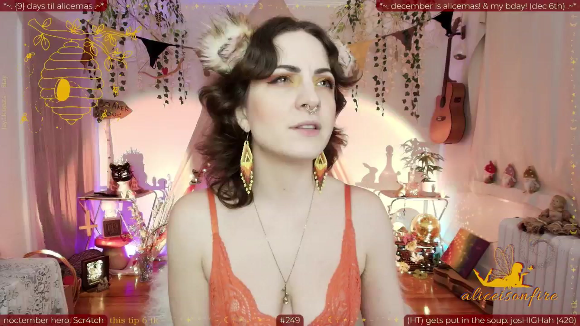 Gallery image thumbnail from aliceisonfire's myfreecams stream on, 11/22/2025, 09:59 image 3 of 20