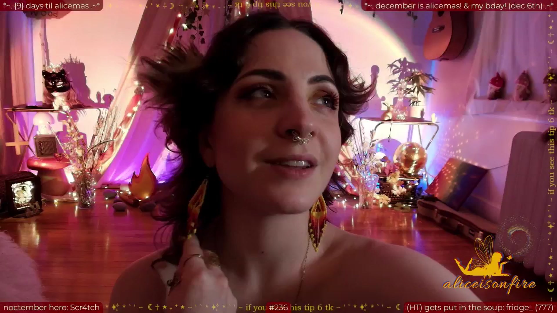 Gallery image thumbnail from aliceisonfire's myfreecams stream on, 11/22/2025, 09:59 image 20 of 20