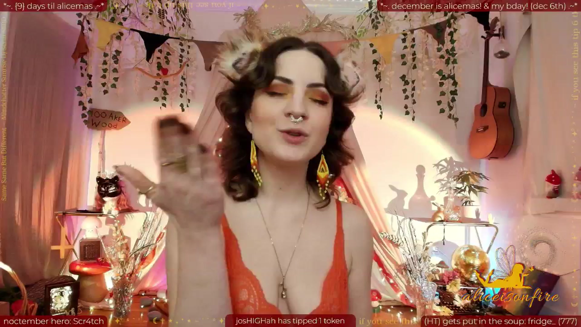 Gallery image thumbnail from aliceisonfire's myfreecams stream on, 11/22/2025, 09:59 image 6 of 20