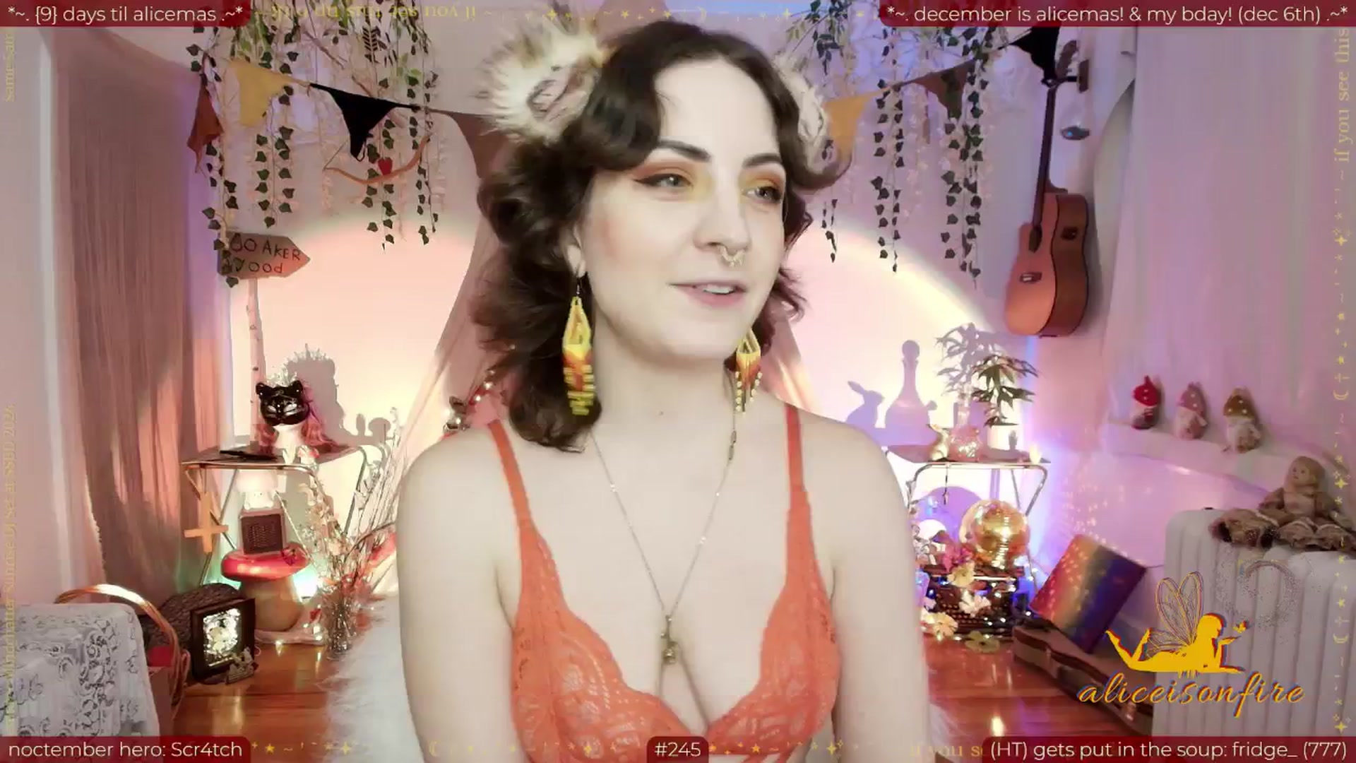 Gallery image thumbnail from aliceisonfire's myfreecams stream on, 11/22/2025, 09:59 image 4 of 20