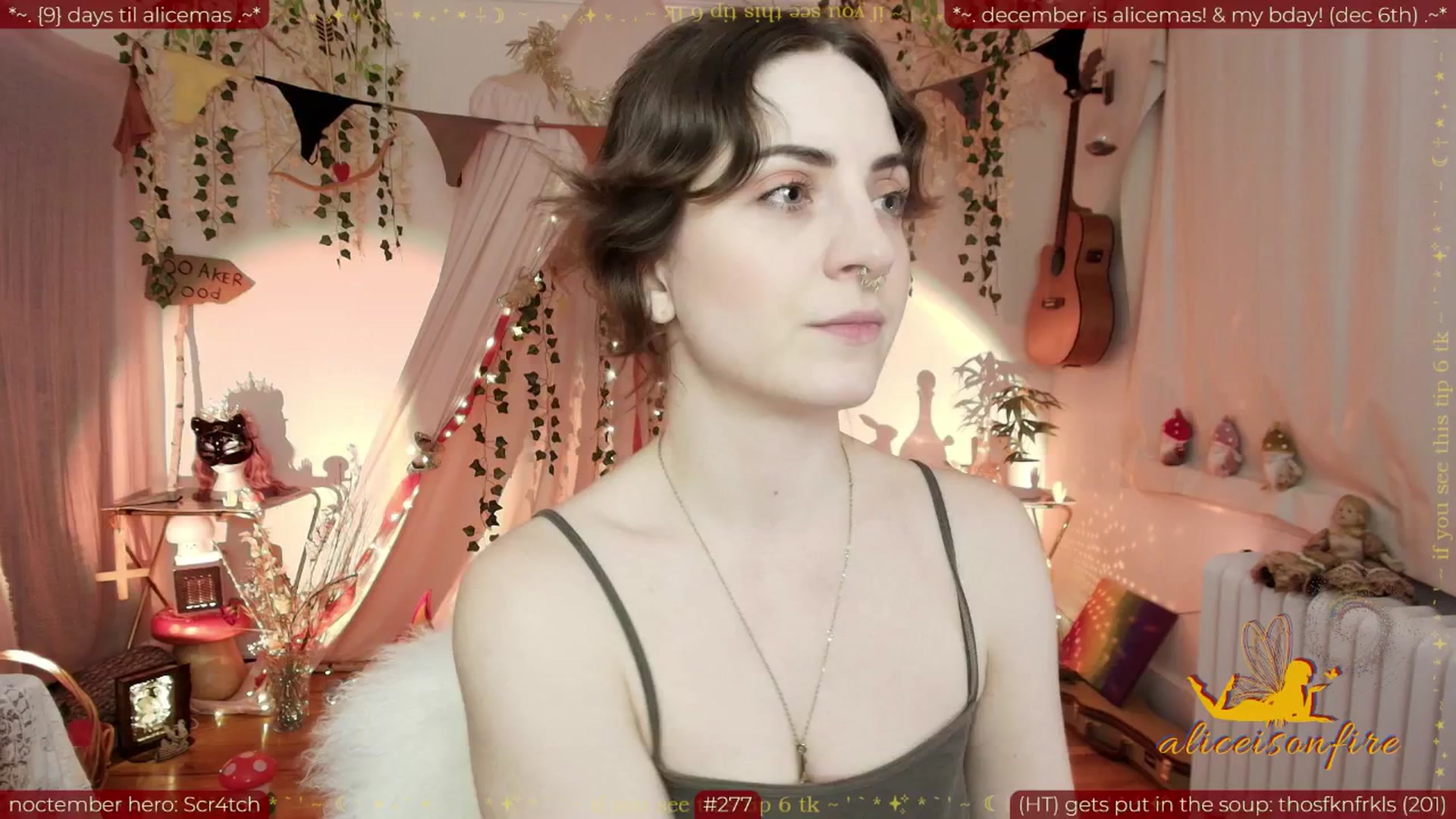 Gallery image thumbnail from aliceisonfire's myfreecams stream on, 11/25/2025, 09:26 image 18 of 20