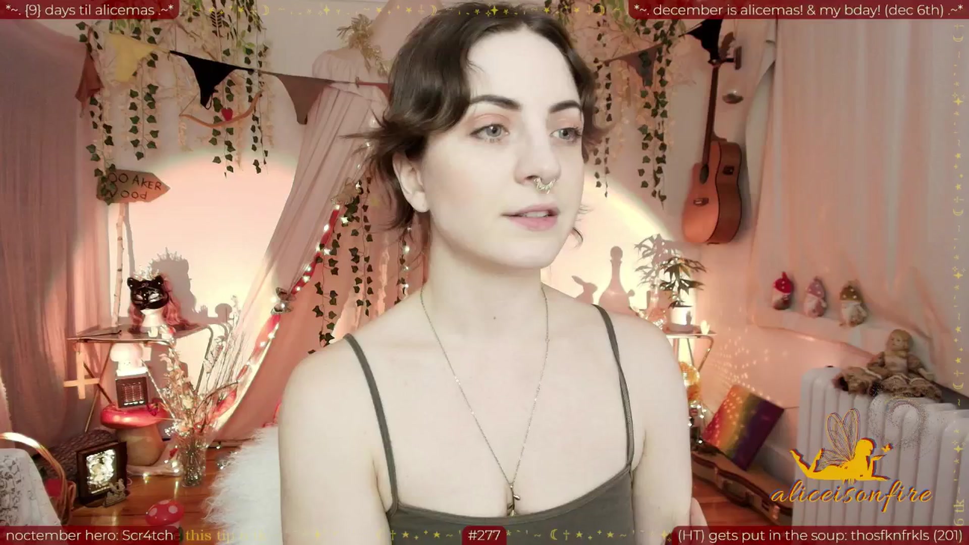 Gallery image thumbnail from aliceisonfire's myfreecams stream on, 11/25/2025, 09:26 image 13 of 20