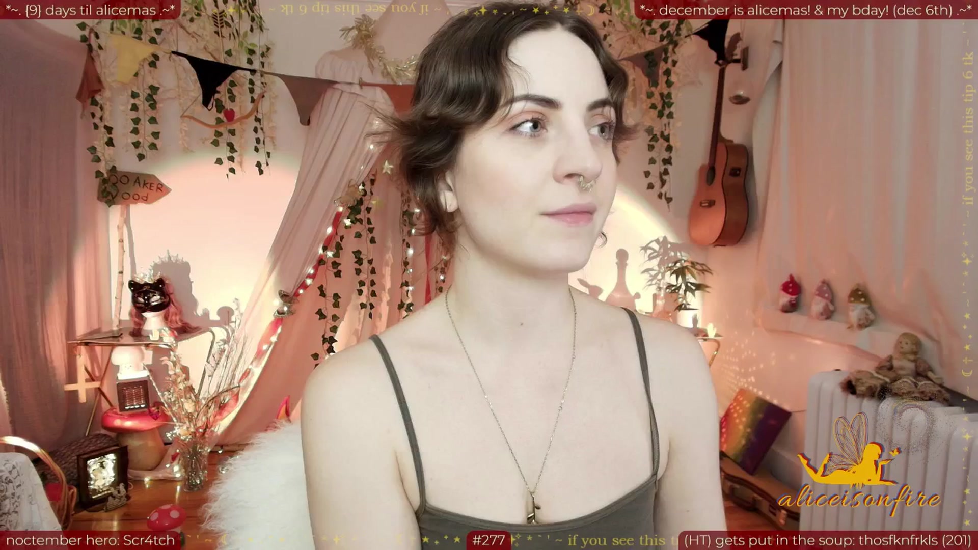 Gallery image thumbnail from aliceisonfire's myfreecams stream on, 11/25/2025, 09:26 image 17 of 20