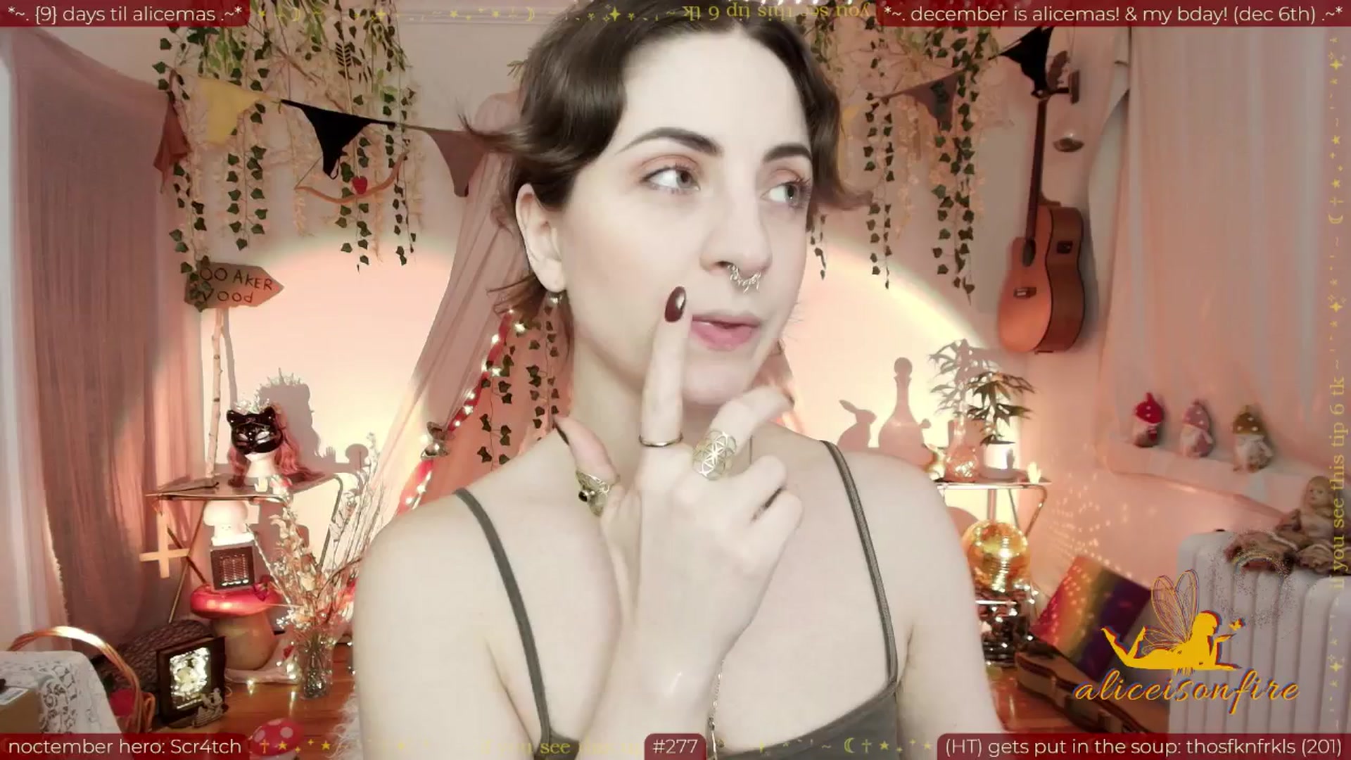 Gallery image thumbnail from aliceisonfire's myfreecams stream on, 11/25/2025, 09:26 image 5 of 20