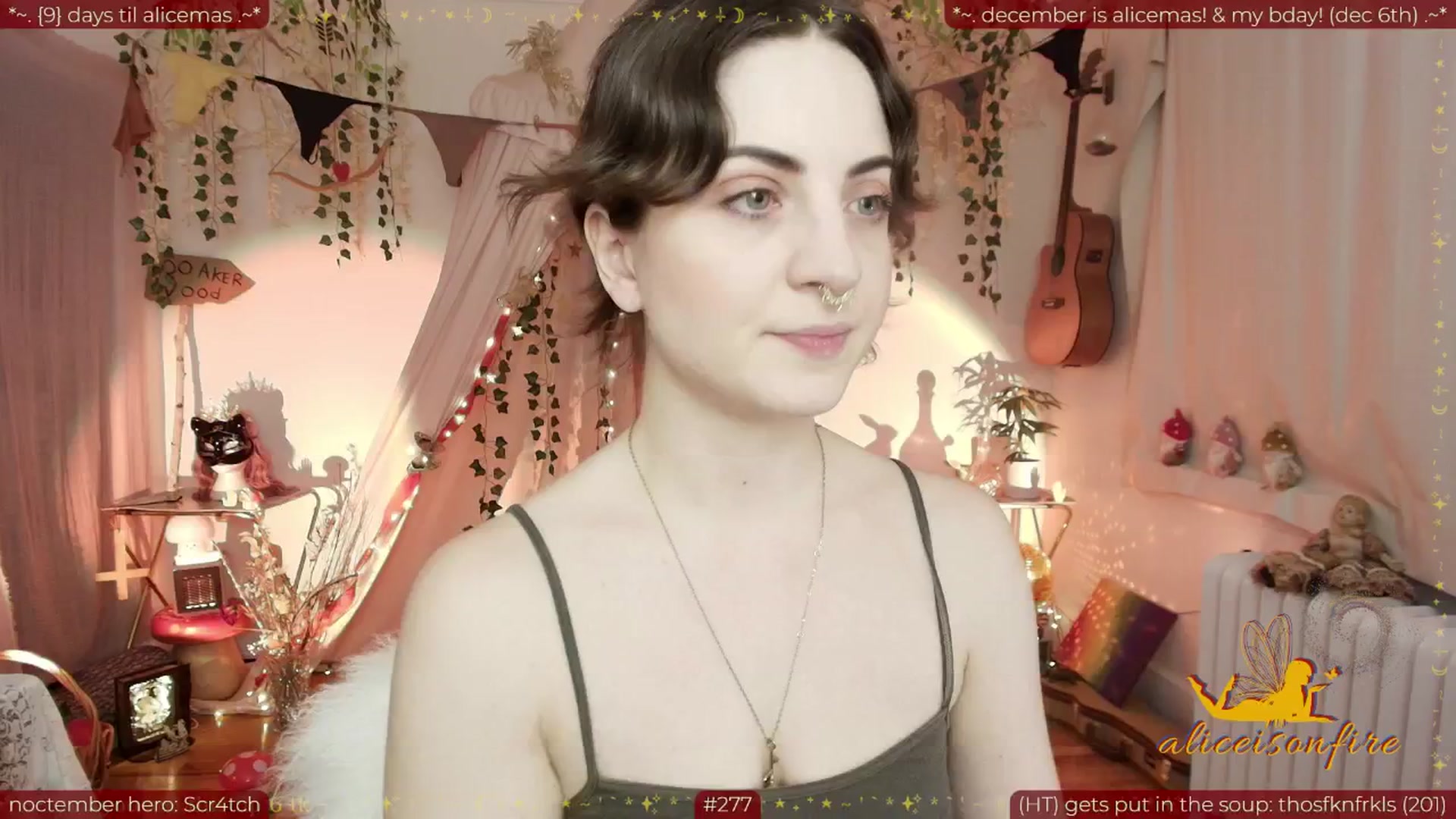 Gallery image thumbnail from aliceisonfire's myfreecams stream on, 11/25/2025, 09:26 image 20 of 20