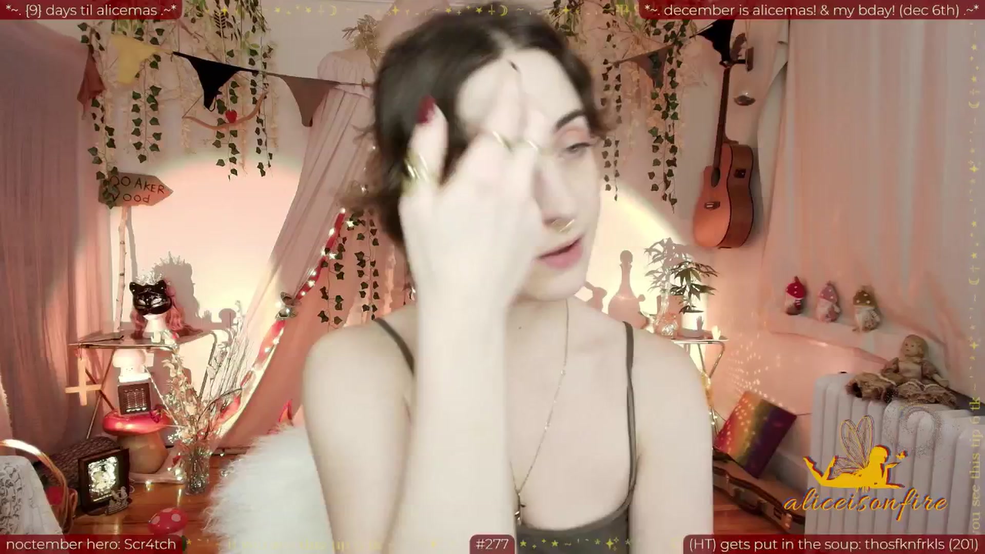 Gallery image thumbnail from aliceisonfire's myfreecams stream on, 11/25/2025, 09:26 image 19 of 20