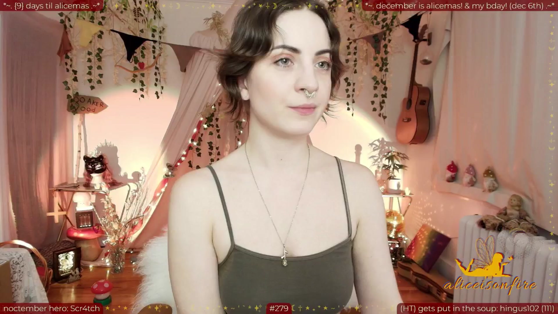 Gallery image thumbnail from aliceisonfire's myfreecams stream on, 11/25/2025, 09:26 image 1 of 20