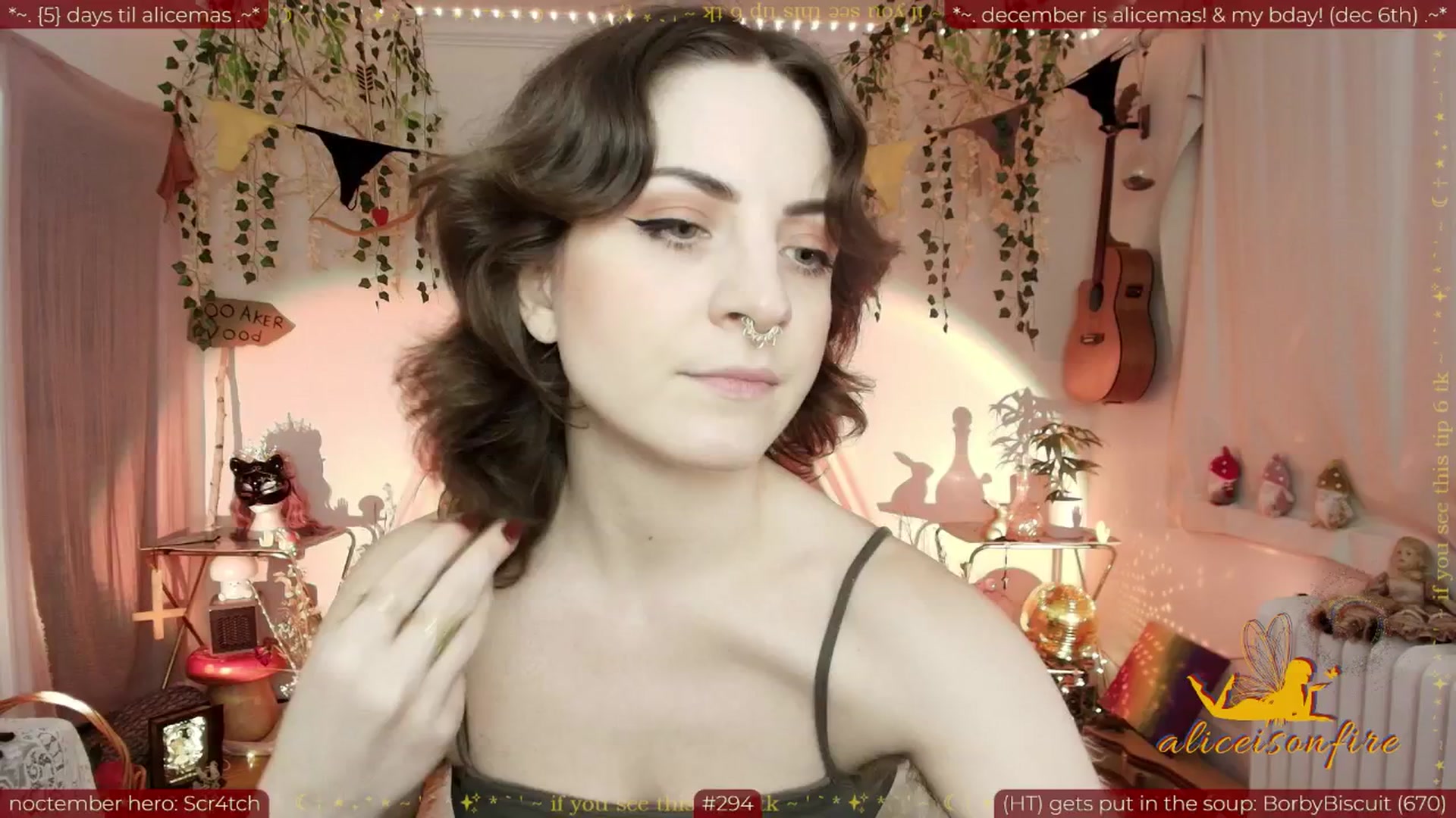 Gallery image thumbnail from aliceisonfire's myfreecams stream on, 11/27/2025, 08:54 image 2 of 20