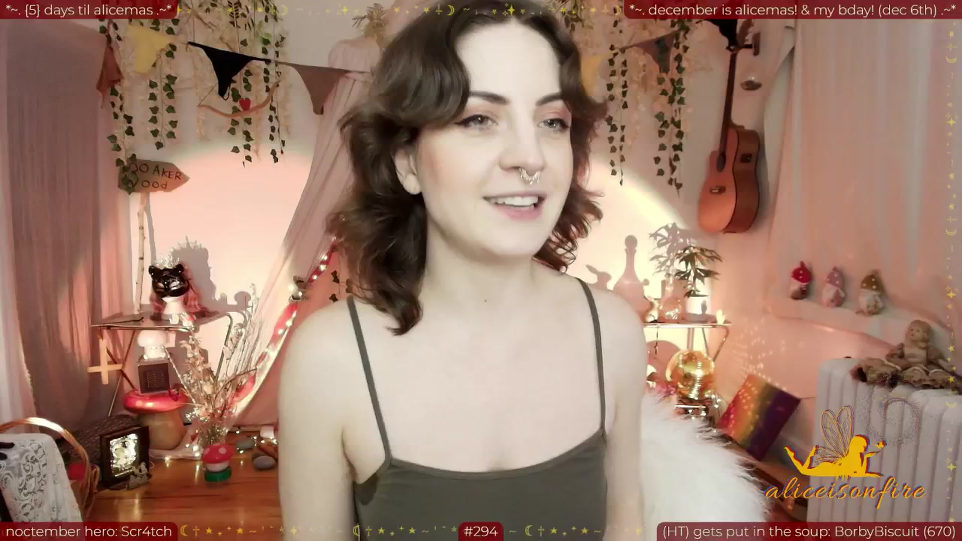 Gallery image thumbnail from aliceisonfire's myfreecams stream on, 11/27/2025, 08:54 image 3 of 20