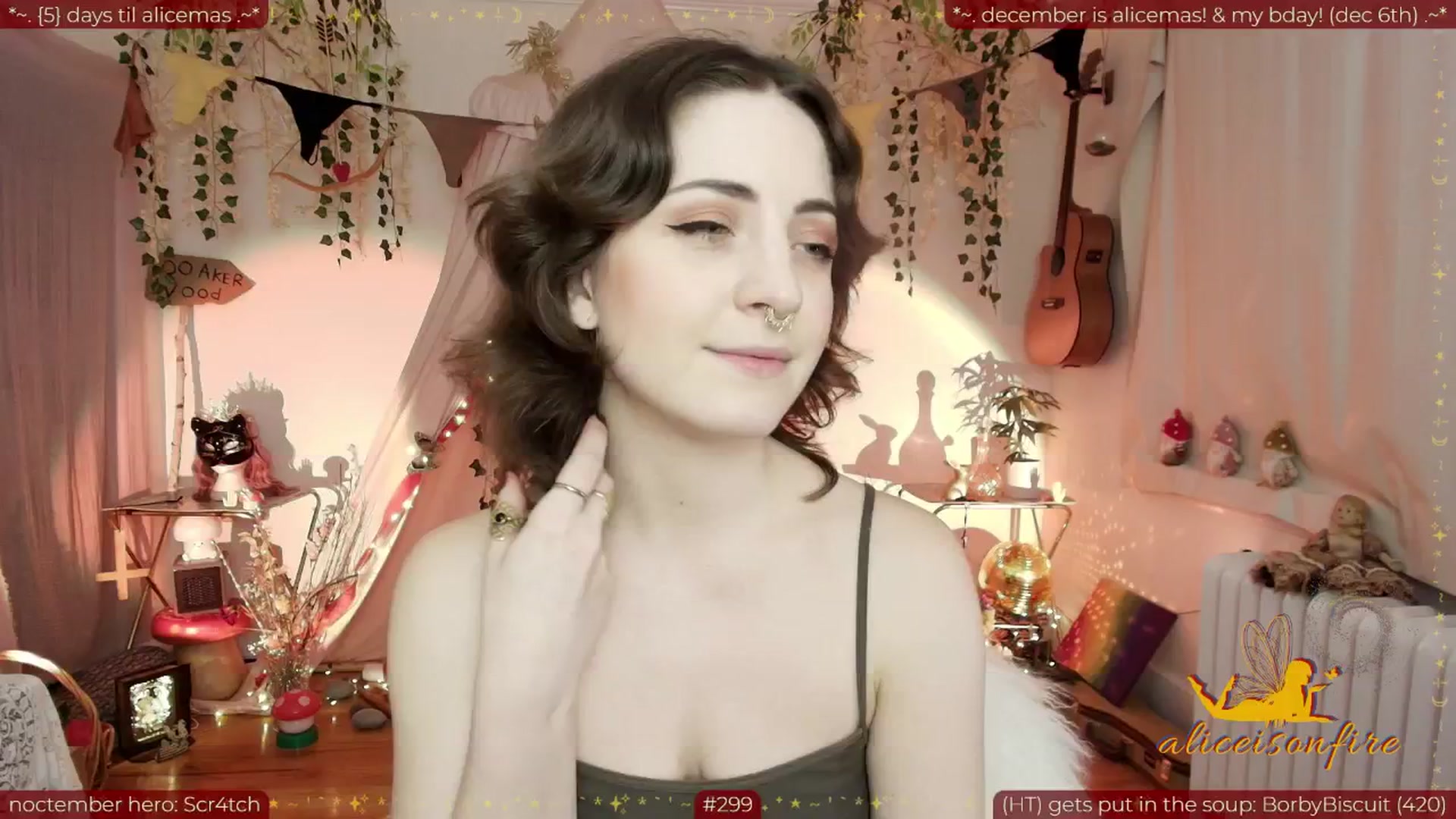 Gallery image thumbnail from aliceisonfire's myfreecams stream on, 11/27/2025, 08:54 image 1 of 20