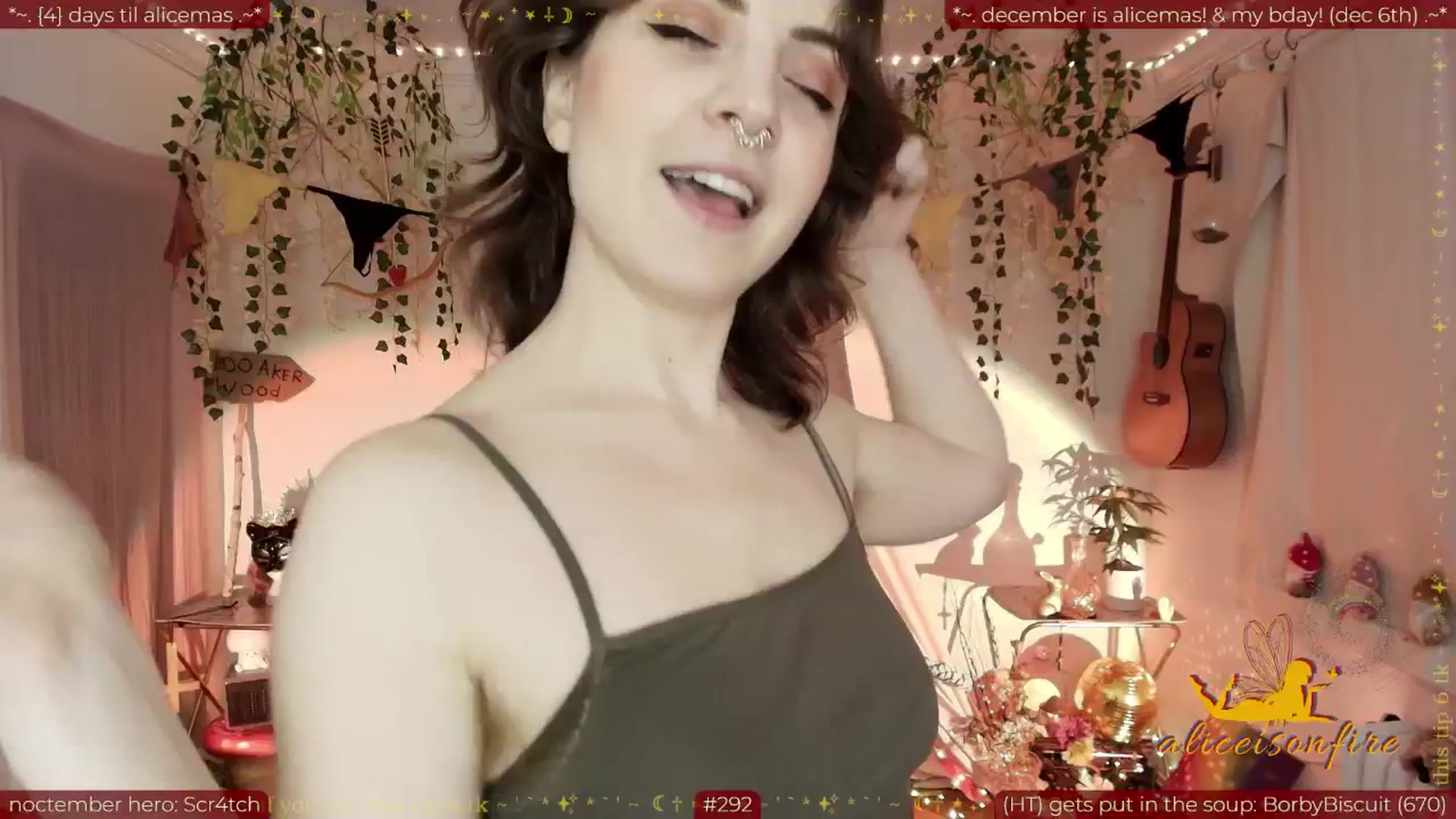 Gallery image thumbnail from aliceisonfire's myfreecams stream on, 11/27/2025, 08:54 image 10 of 20