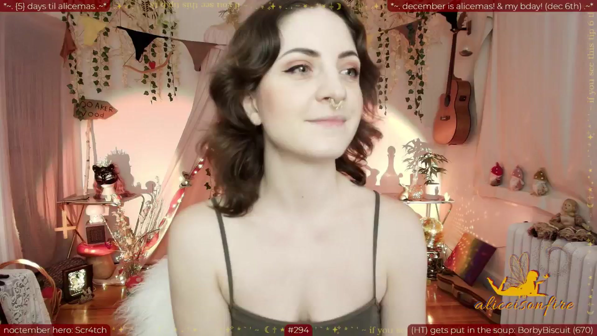 Gallery image thumbnail from aliceisonfire's myfreecams stream on, 11/27/2025, 08:54 image 4 of 20