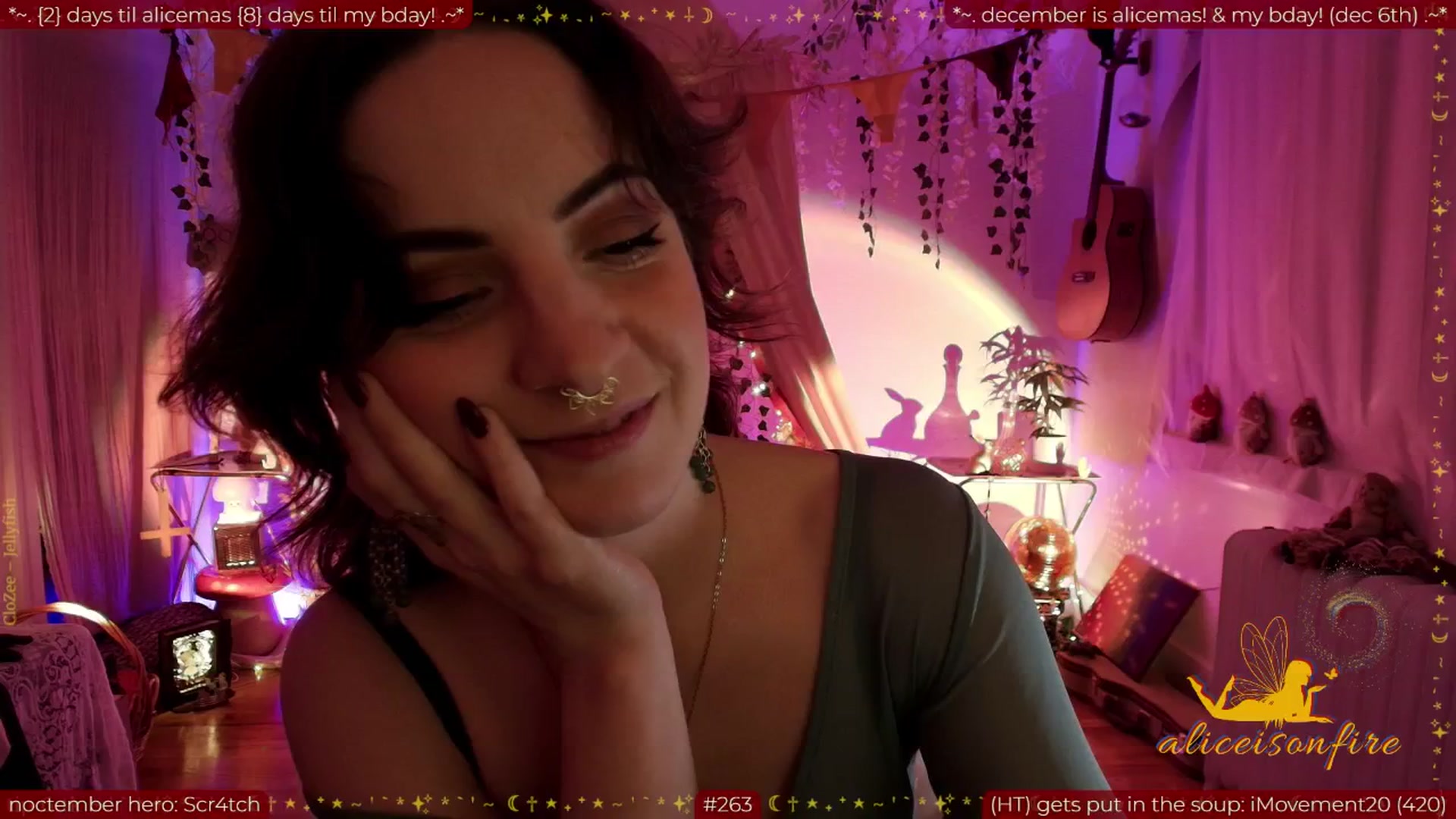 Gallery image thumbnail from aliceisonfire's myfreecams stream on, 11/29/2025, 09:51 image 13 of 20