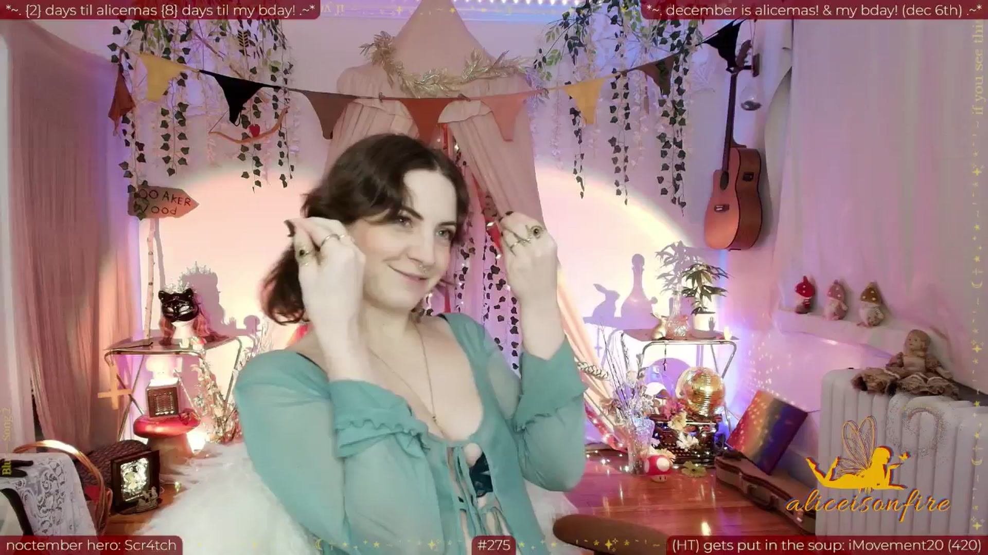 Gallery image thumbnail from aliceisonfire's myfreecams stream on, 11/29/2025, 09:51 image 4 of 20