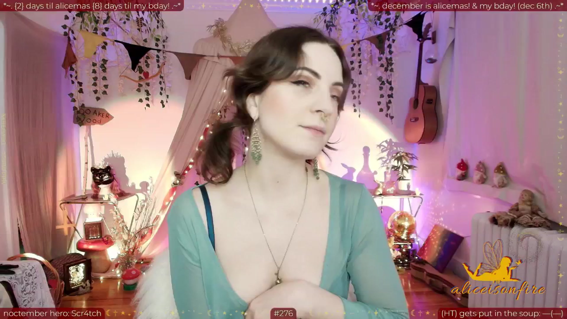 Gallery image thumbnail from aliceisonfire's myfreecams stream on, 11/29/2025, 09:51 image 1 of 20