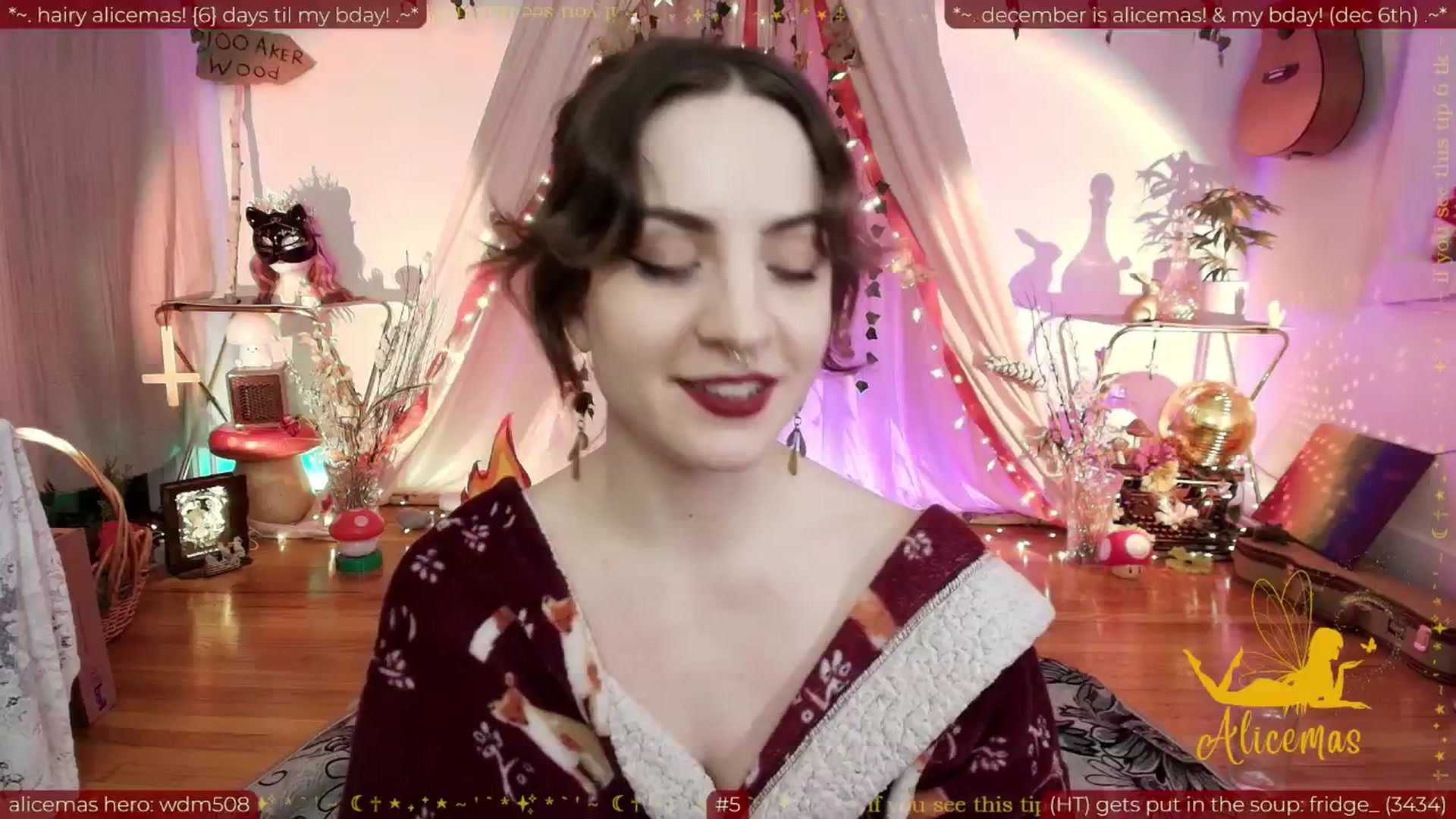 Gallery image thumbnail from aliceisonfire's myfreecams stream on, 12/01/2025, 18:22 image 6 of 20