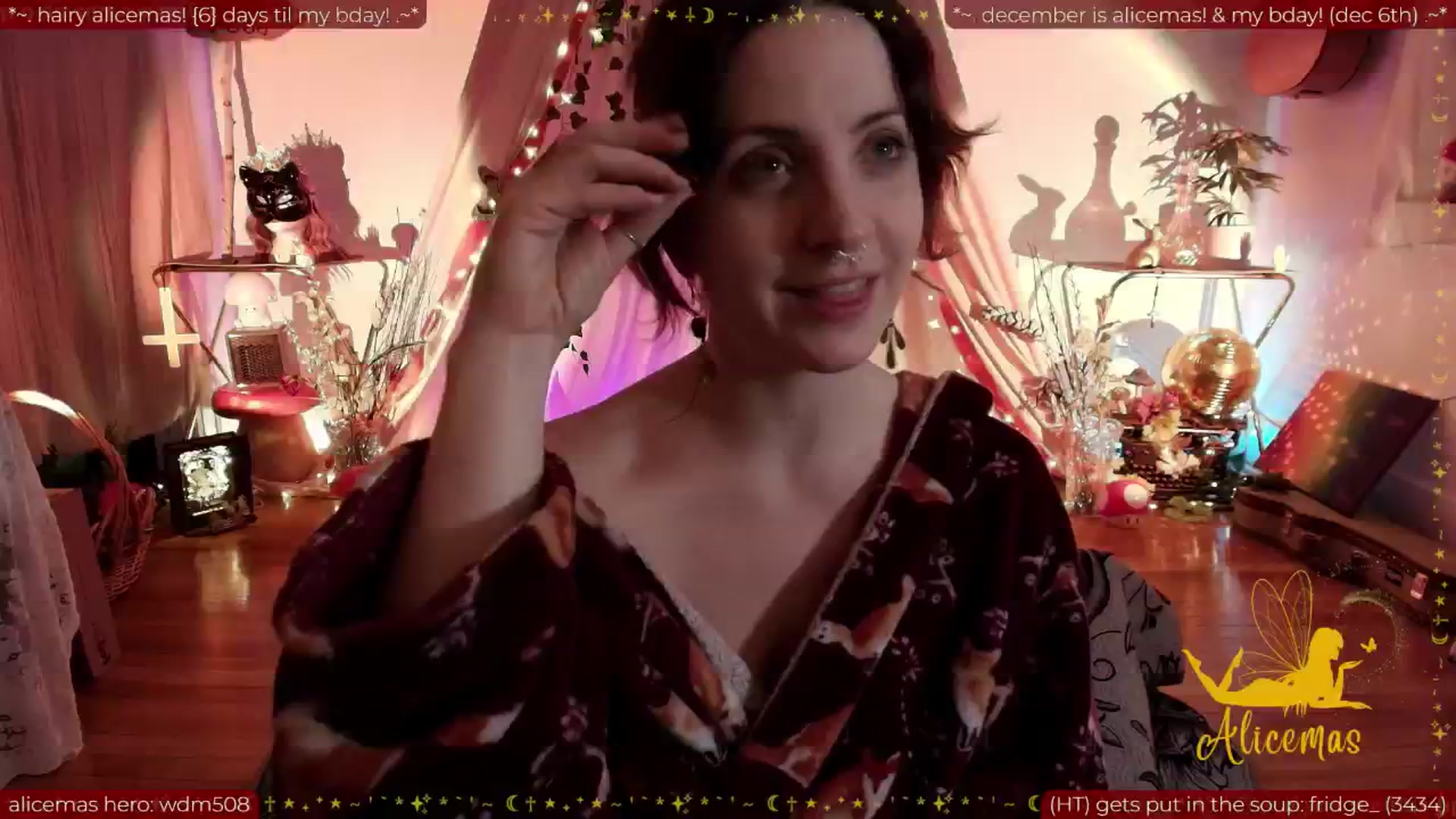 Gallery image thumbnail from aliceisonfire's myfreecams stream on, 12/01/2025, 18:58 image 19 of 20