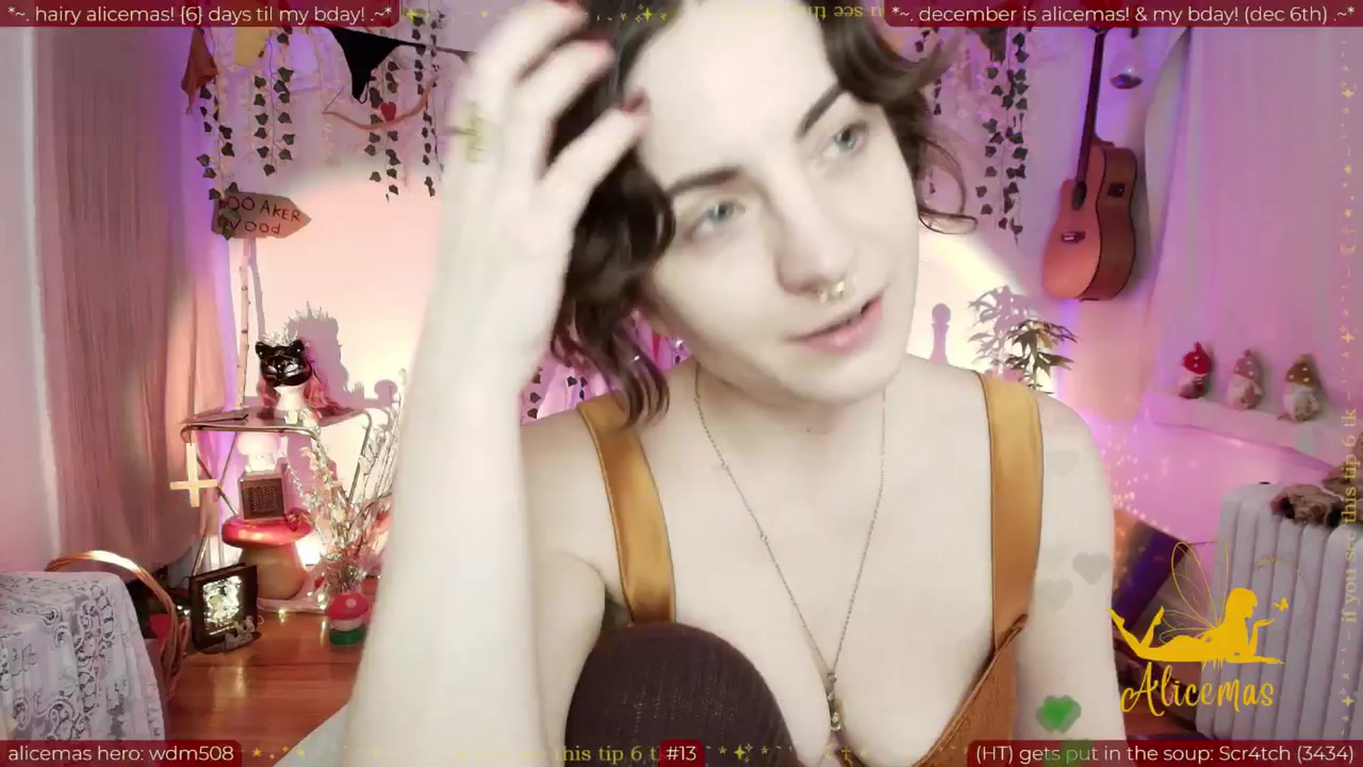 Gallery image thumbnail from aliceisonfire's myfreecams stream on, 12/02/2025, 08:26 image 2 of 20