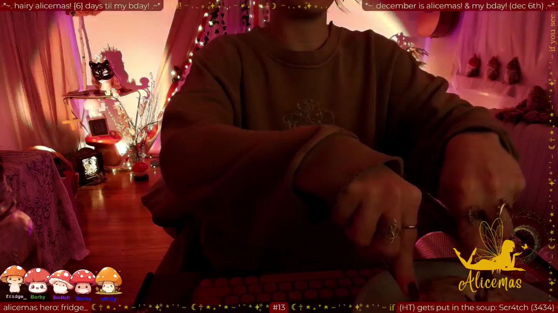 Gallery image thumbnail from aliceisonfire's myfreecams stream on, 12/02/2025, 13:44 image 10 of 20