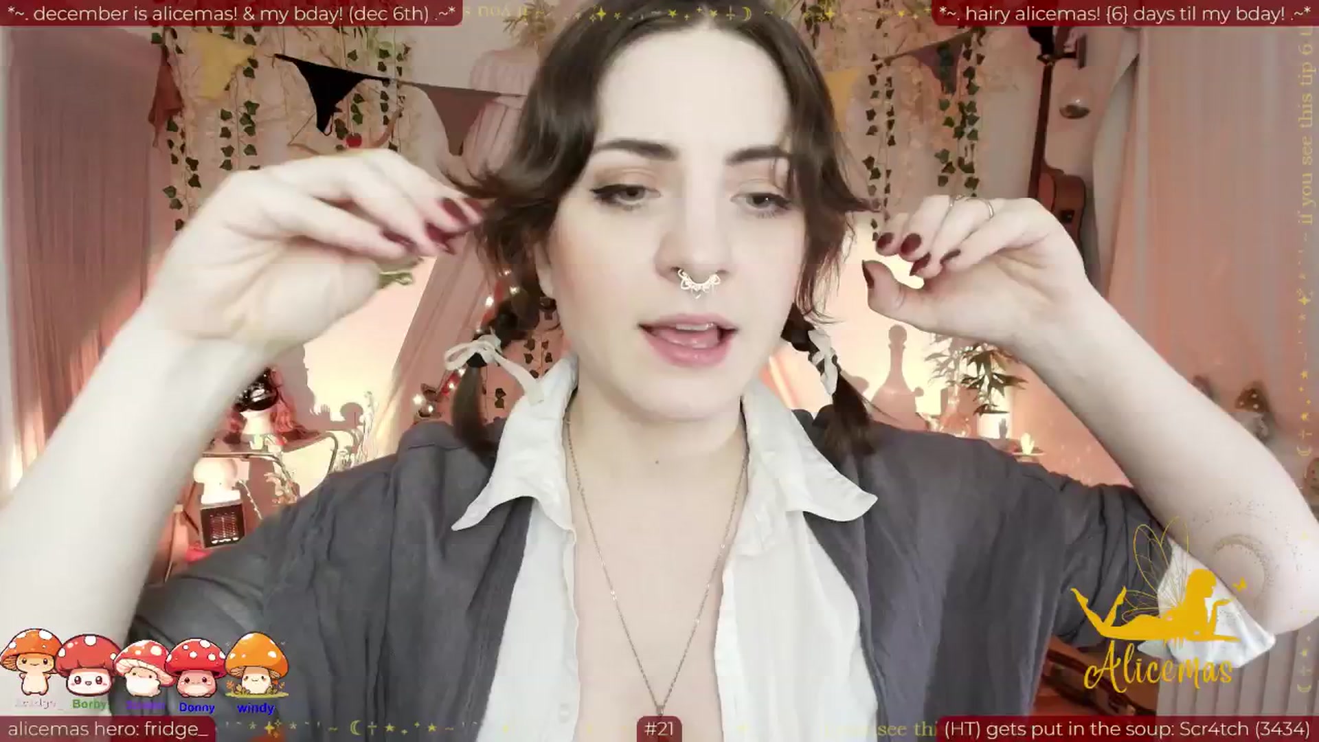 Gallery image thumbnail from aliceisonfire's myfreecams stream on, 12/03/2025, 08:09 image 2 of 20