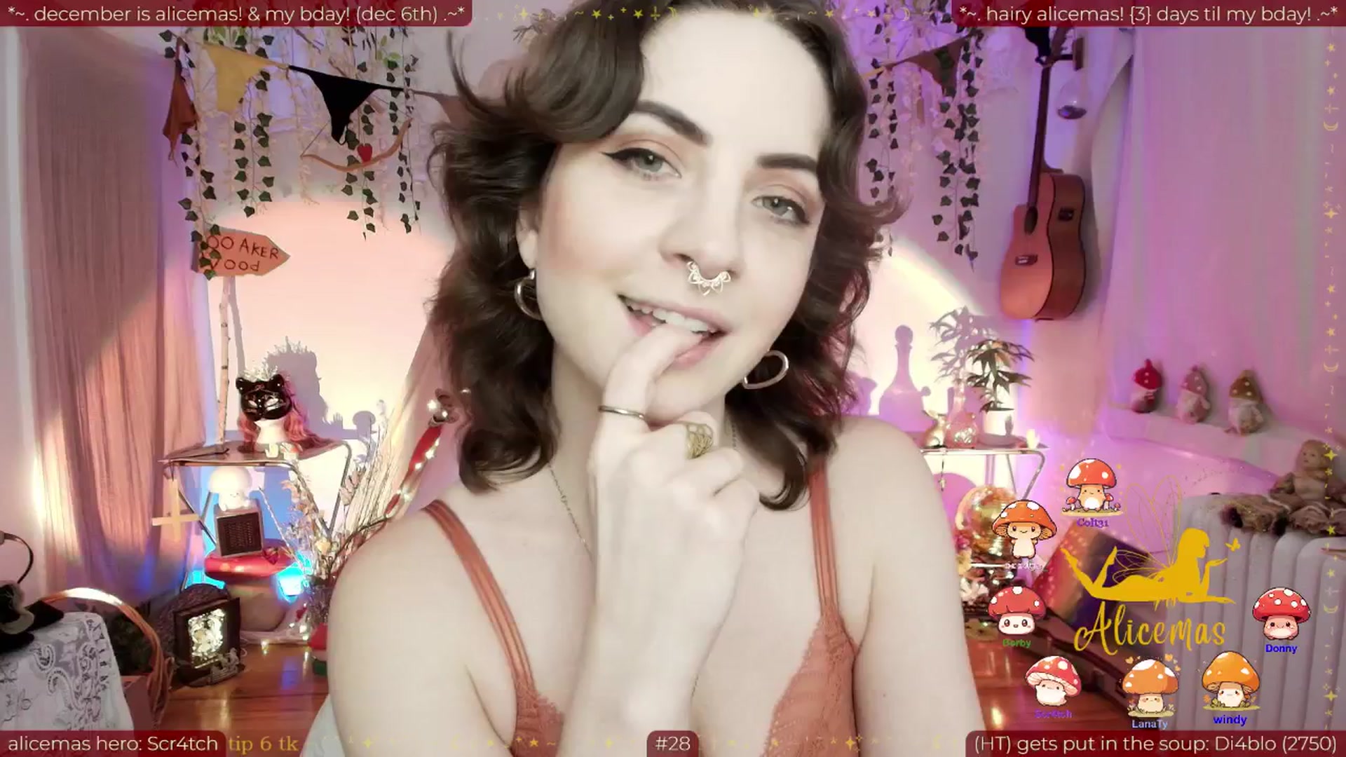 Gallery image thumbnail from aliceisonfire's myfreecams stream on, 12/04/2025, 07:31 image 9 of 20