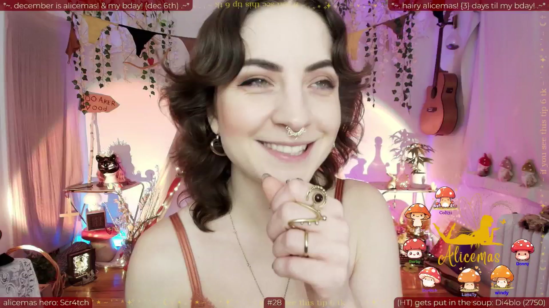 Gallery image thumbnail from aliceisonfire's myfreecams stream on, 12/04/2025, 07:31 image 19 of 20