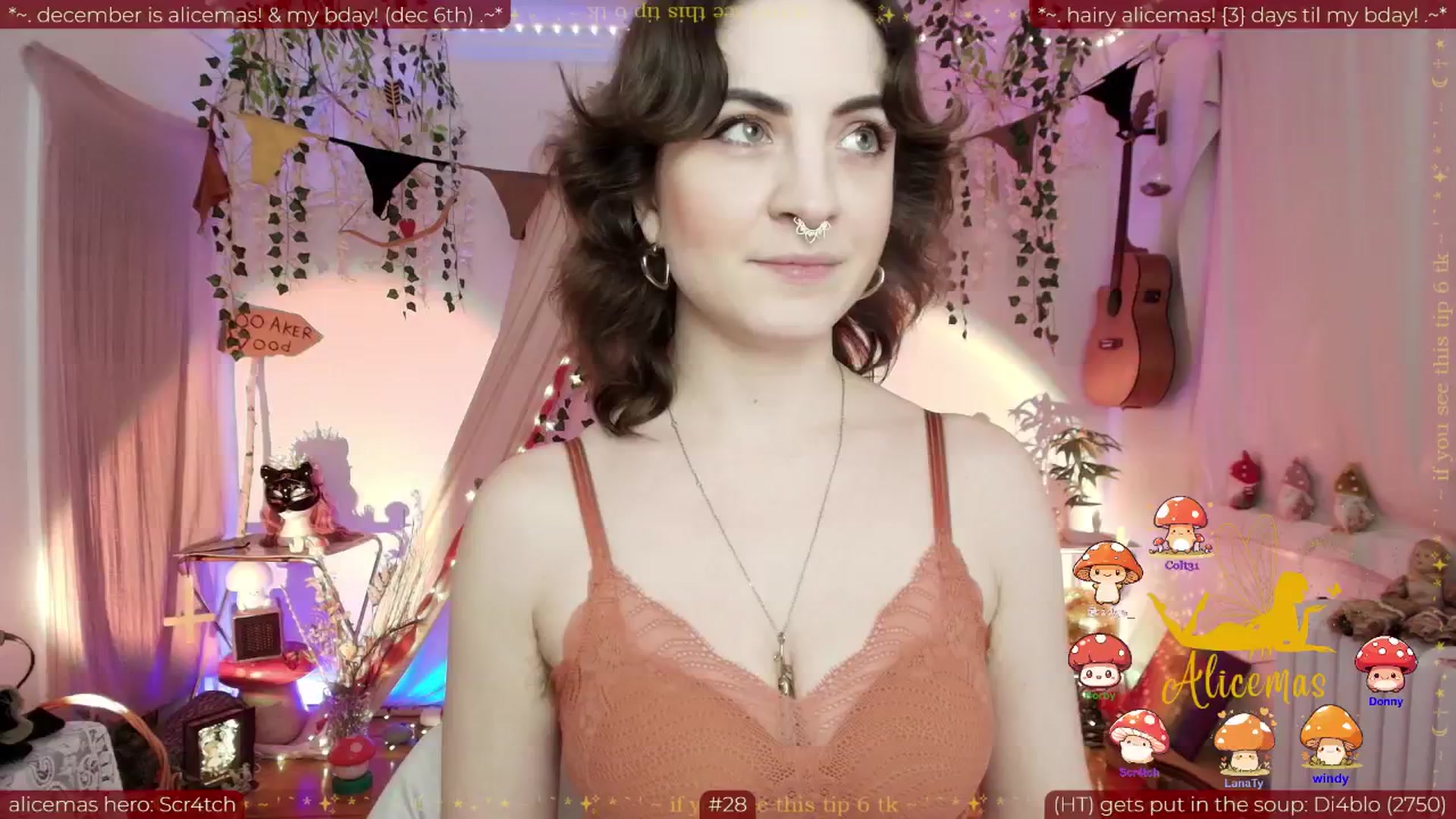Gallery image thumbnail from aliceisonfire's myfreecams stream on, 12/04/2025, 07:31 image 13 of 20