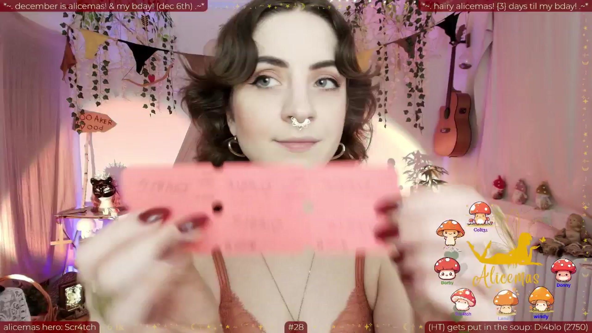Gallery image thumbnail from aliceisonfire's myfreecams stream on, 12/04/2025, 07:31 image 3 of 20
