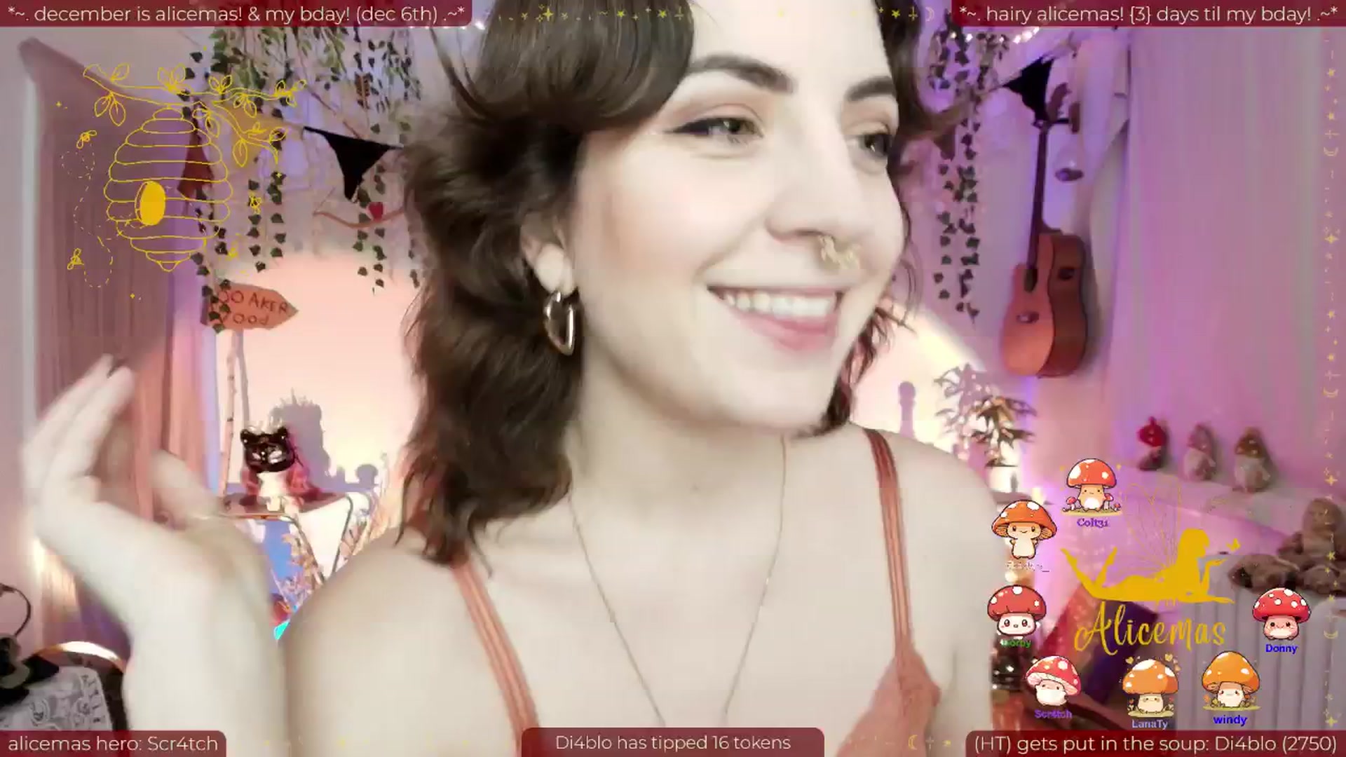 Gallery image thumbnail from aliceisonfire's myfreecams stream on, 12/04/2025, 07:31 image 14 of 20
