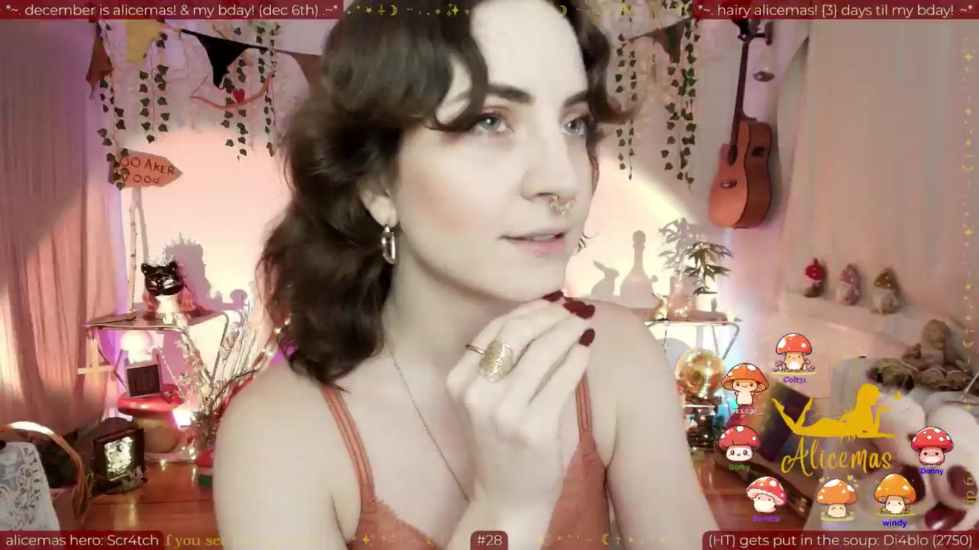Gallery image thumbnail from aliceisonfire's myfreecams stream on, 12/04/2025, 11:36 image 7 of 20