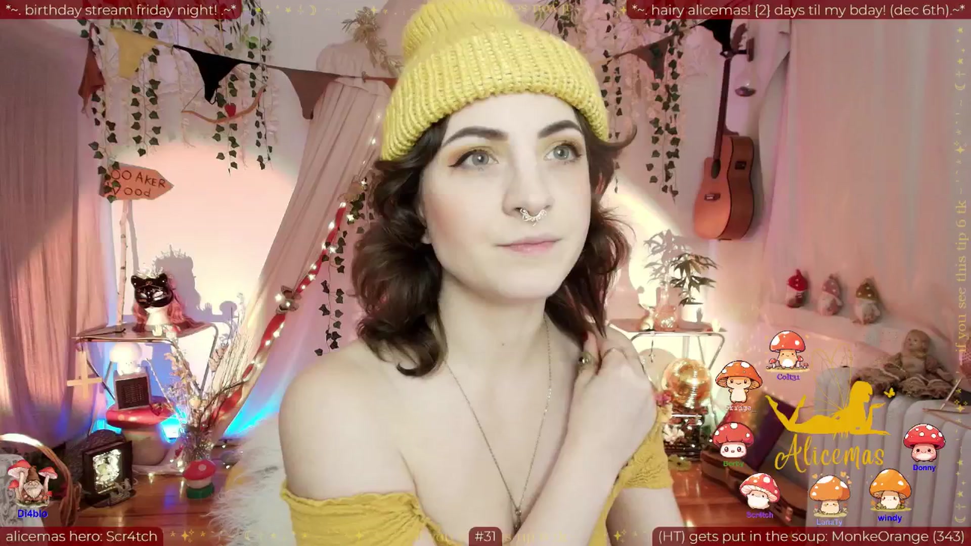 Gallery image thumbnail from aliceisonfire's myfreecams stream on, 12/05/2025, 09:55 image 1 of 20