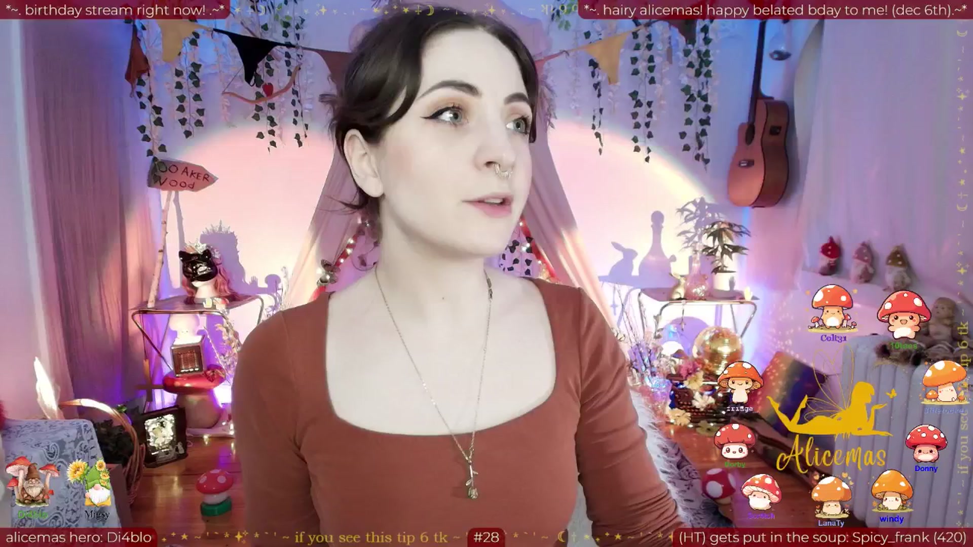 Gallery image thumbnail from aliceisonfire's myfreecams stream on, 12/10/2025, 10:31 image 6 of 20