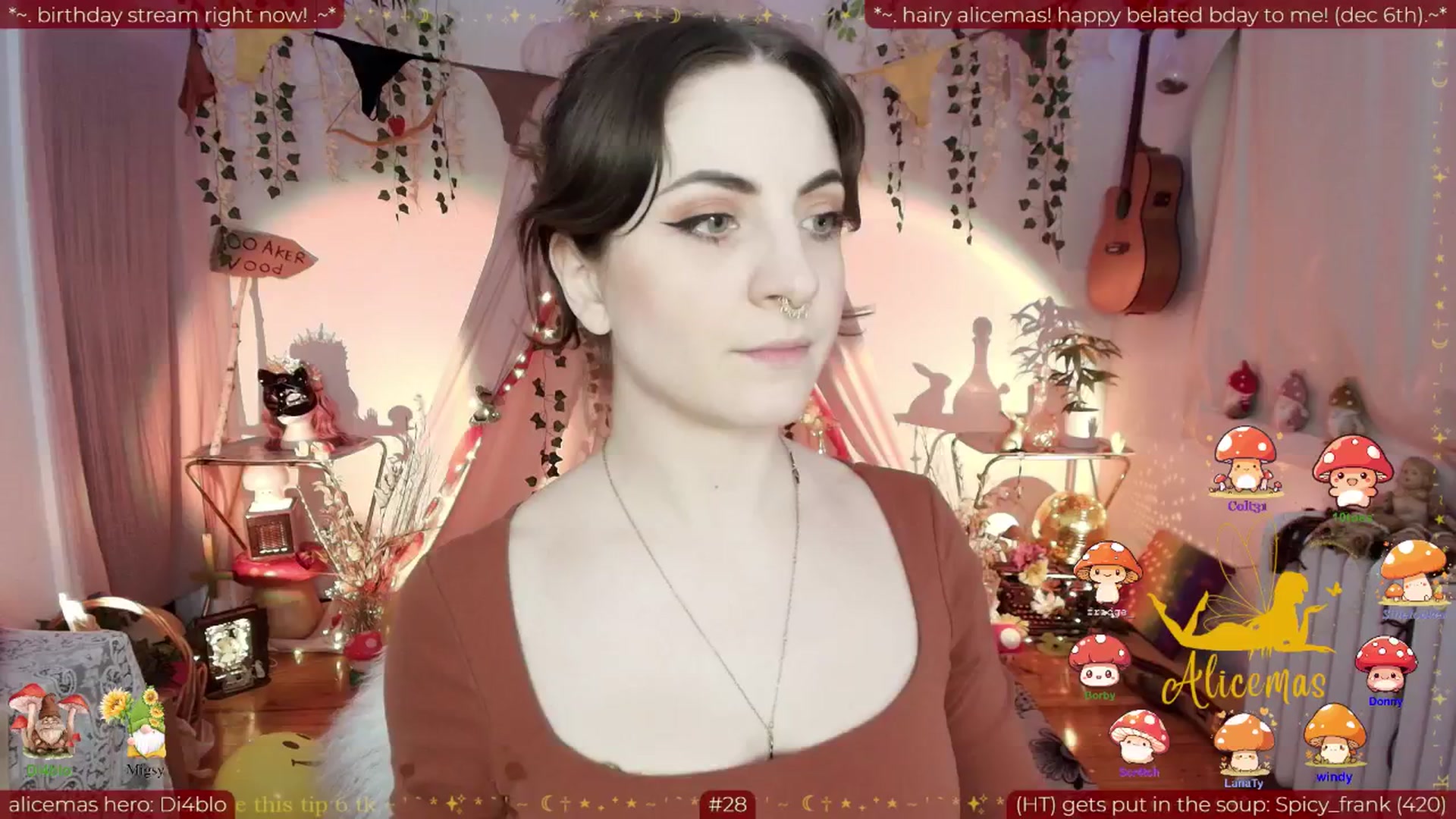Gallery image thumbnail from aliceisonfire's myfreecams stream on, 12/10/2025, 10:31 image 4 of 20