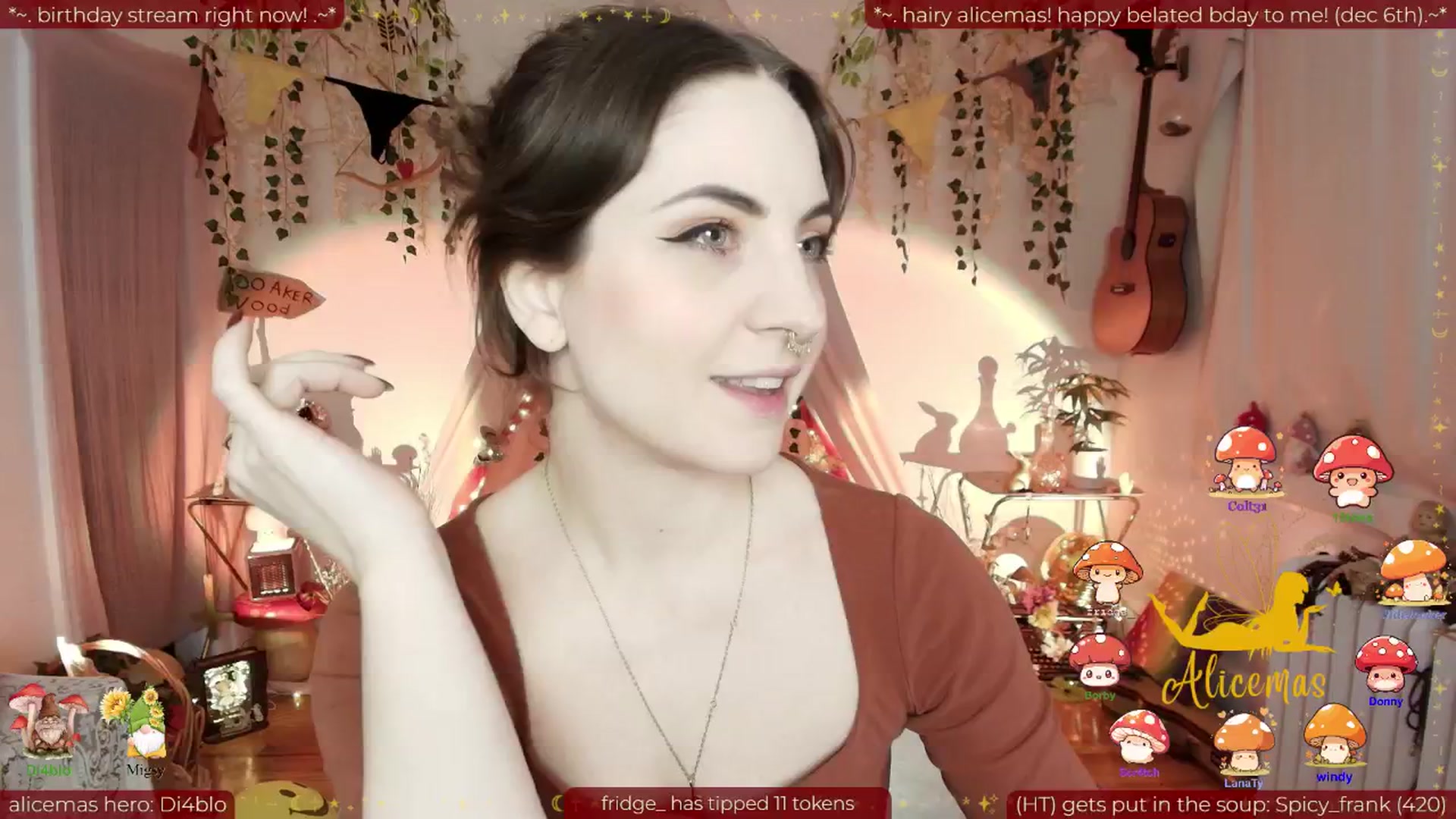Gallery image thumbnail from aliceisonfire's myfreecams stream on, 12/10/2025, 10:31 image 3 of 20