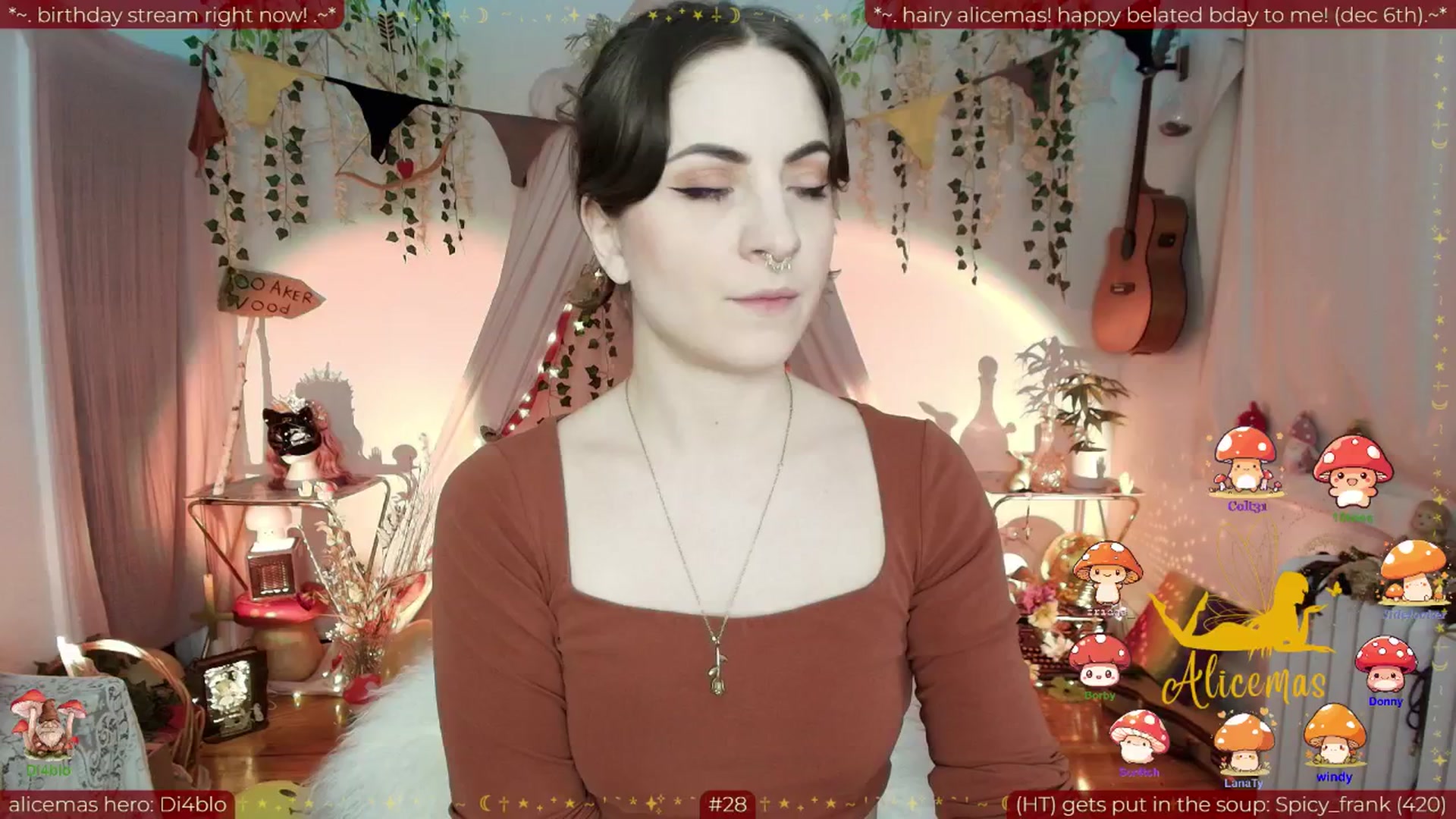 Gallery image thumbnail from aliceisonfire's myfreecams stream on, 12/10/2025, 10:31 image 1 of 20