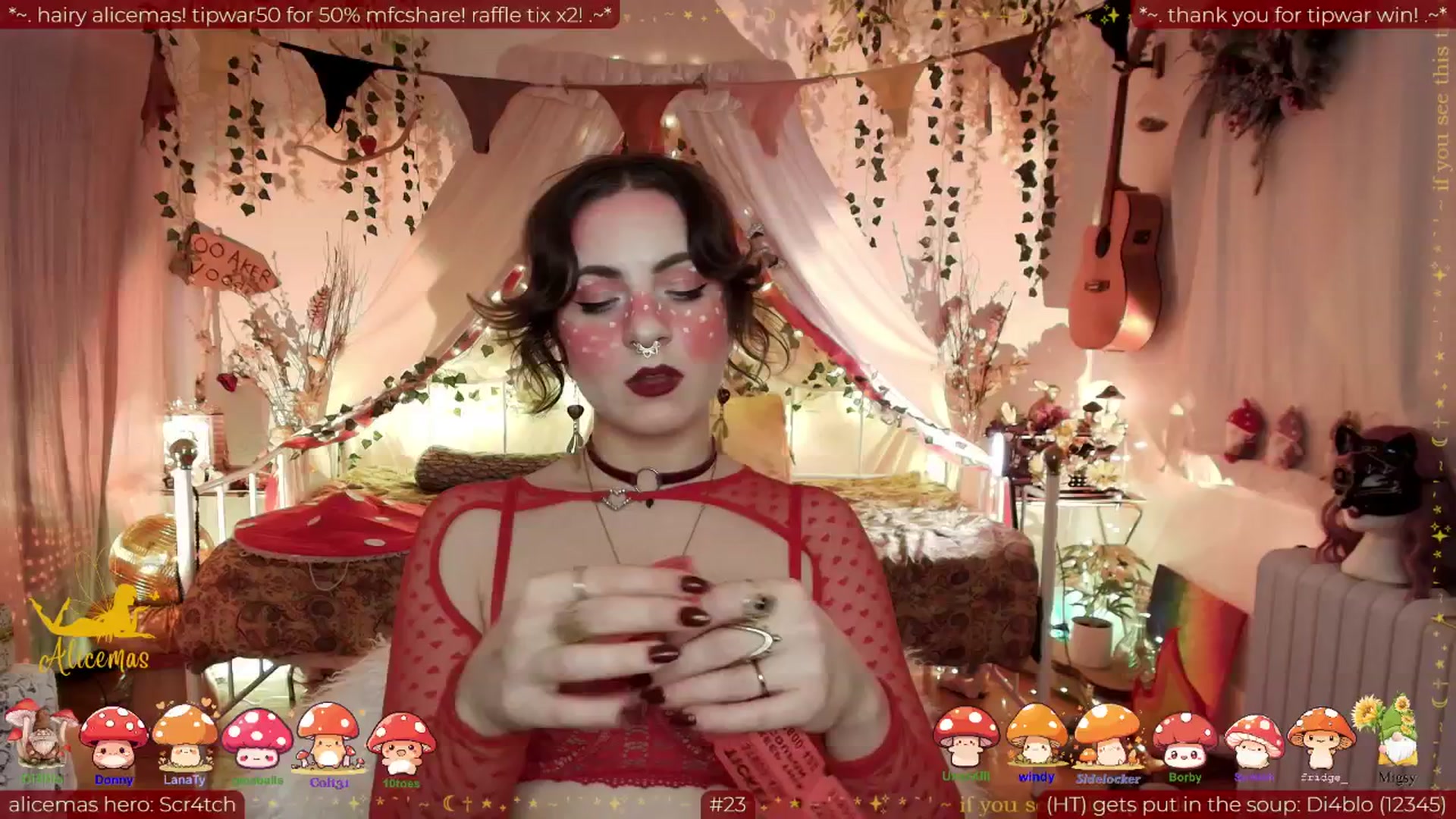 Gallery image thumbnail from aliceisonfire's myfreecams stream on, 12/22/2025, 09:40 image 6 of 20
