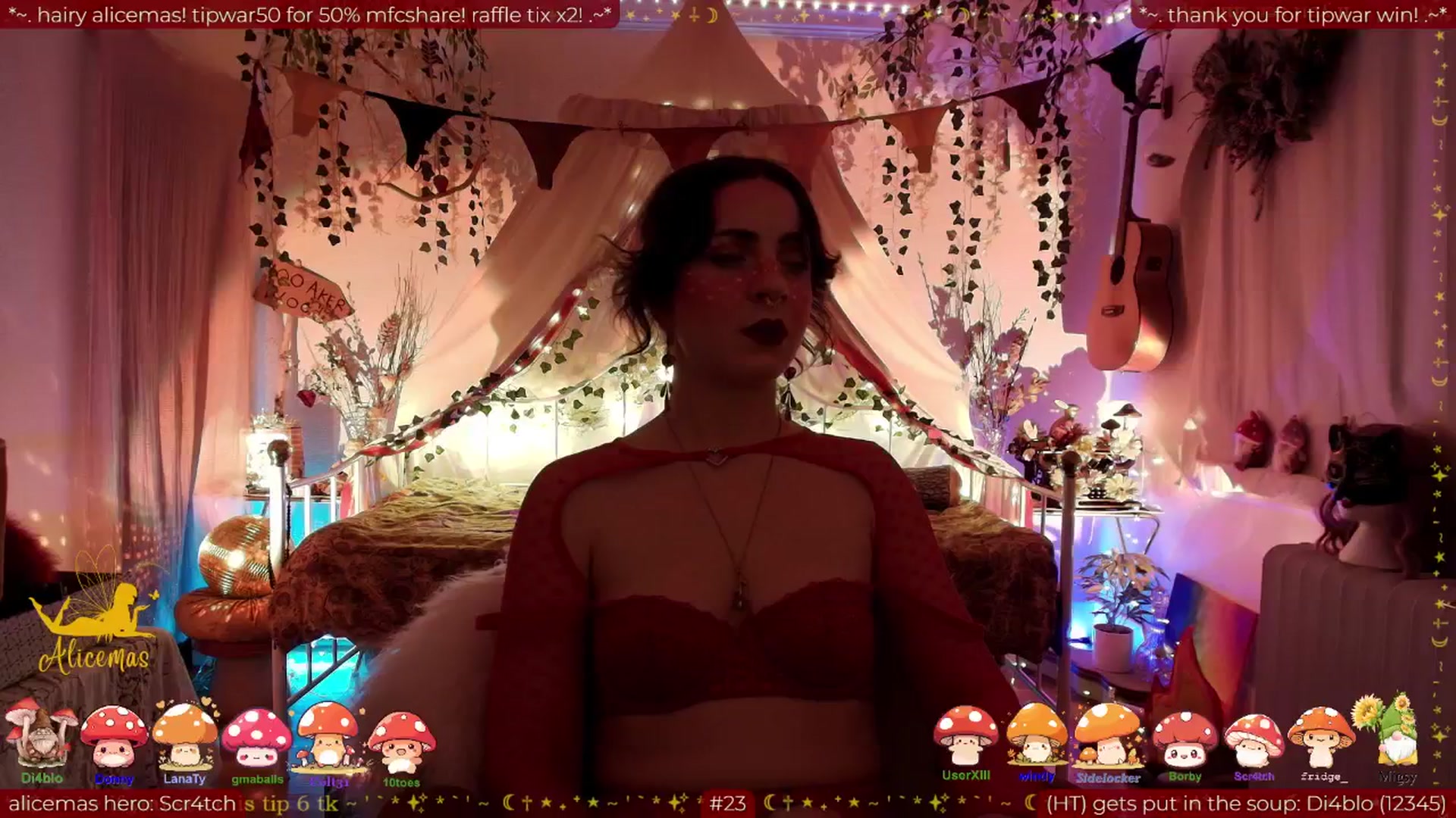 Gallery image thumbnail from aliceisonfire's myfreecams stream on, 12/22/2025, 11:34 image 10 of 20