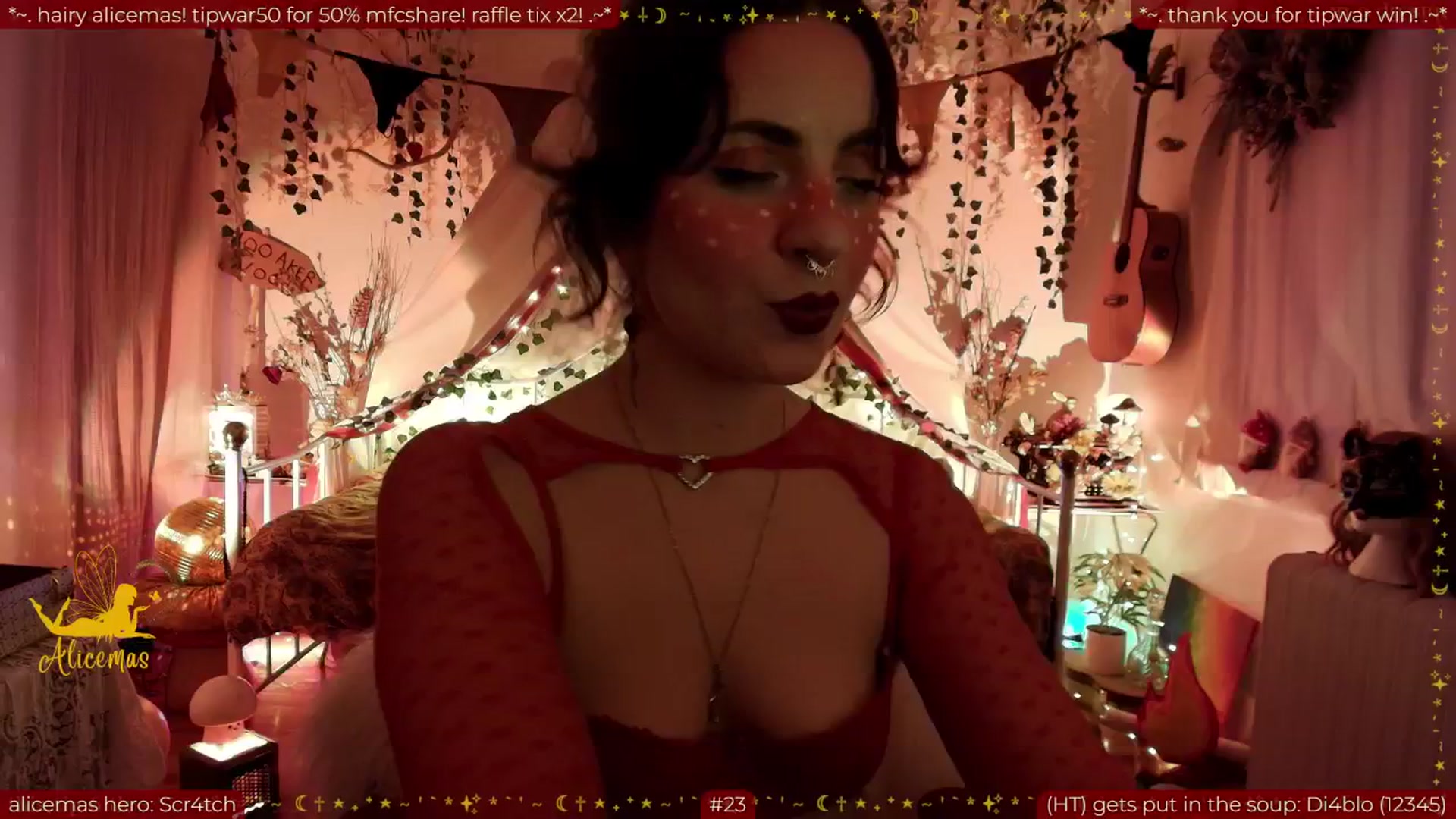 Gallery image thumbnail from aliceisonfire's myfreecams stream on, 12/22/2025, 11:34 image 18 of 20
