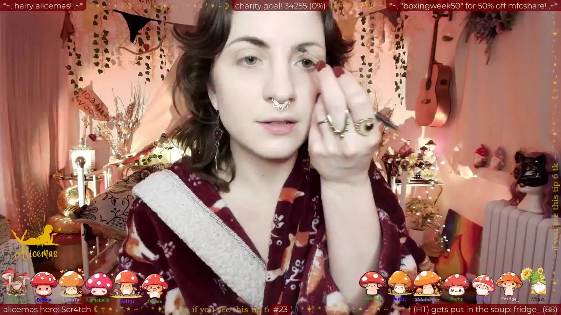 Gallery image thumbnail from aliceisonfire's myfreecams stream on, 12/30/2025, 06:05 image 9 of 20