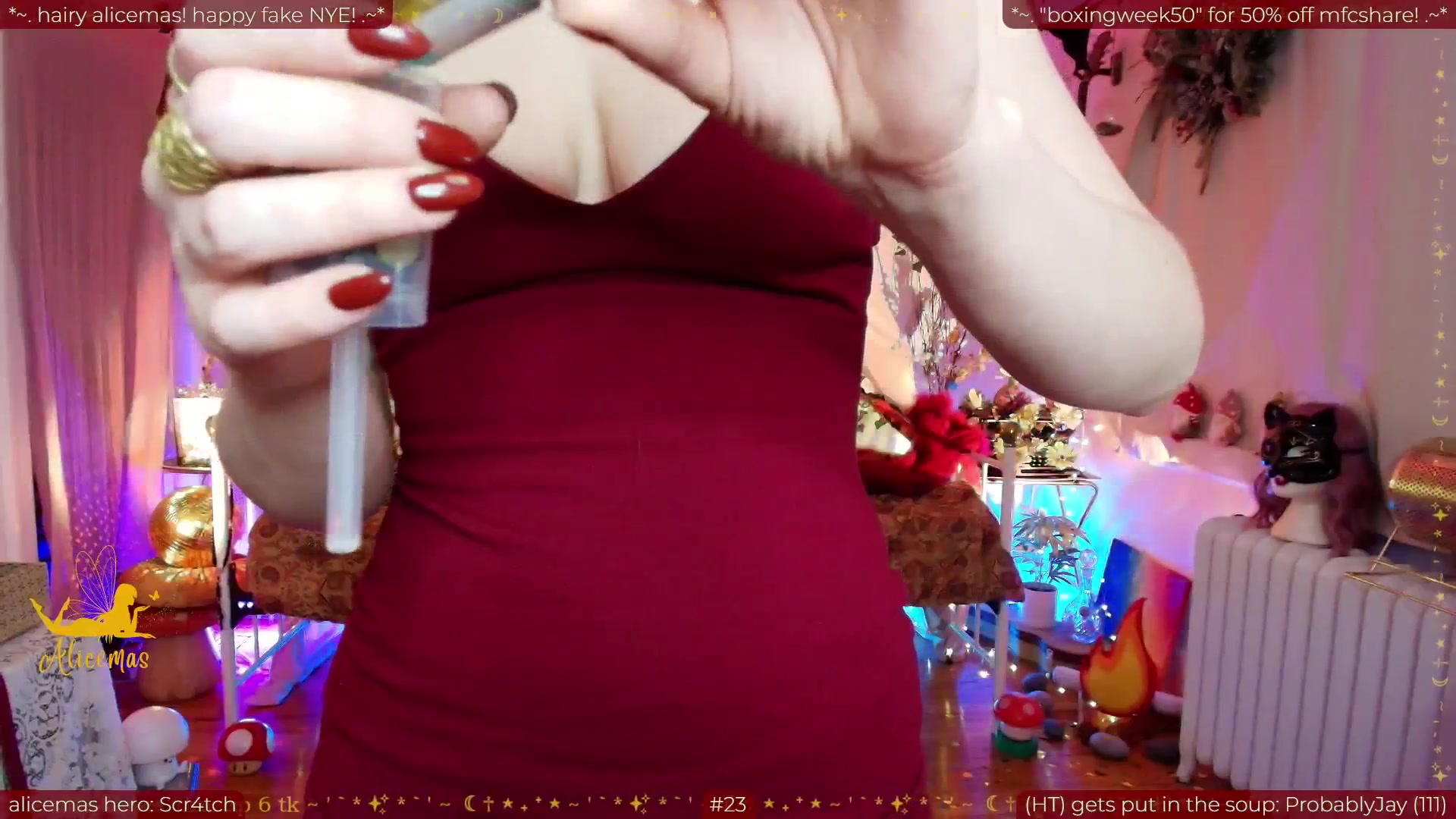Gallery image thumbnail from aliceisonfire's myfreecams stream on, 12/31/2025, 08:05 image 7 of 20