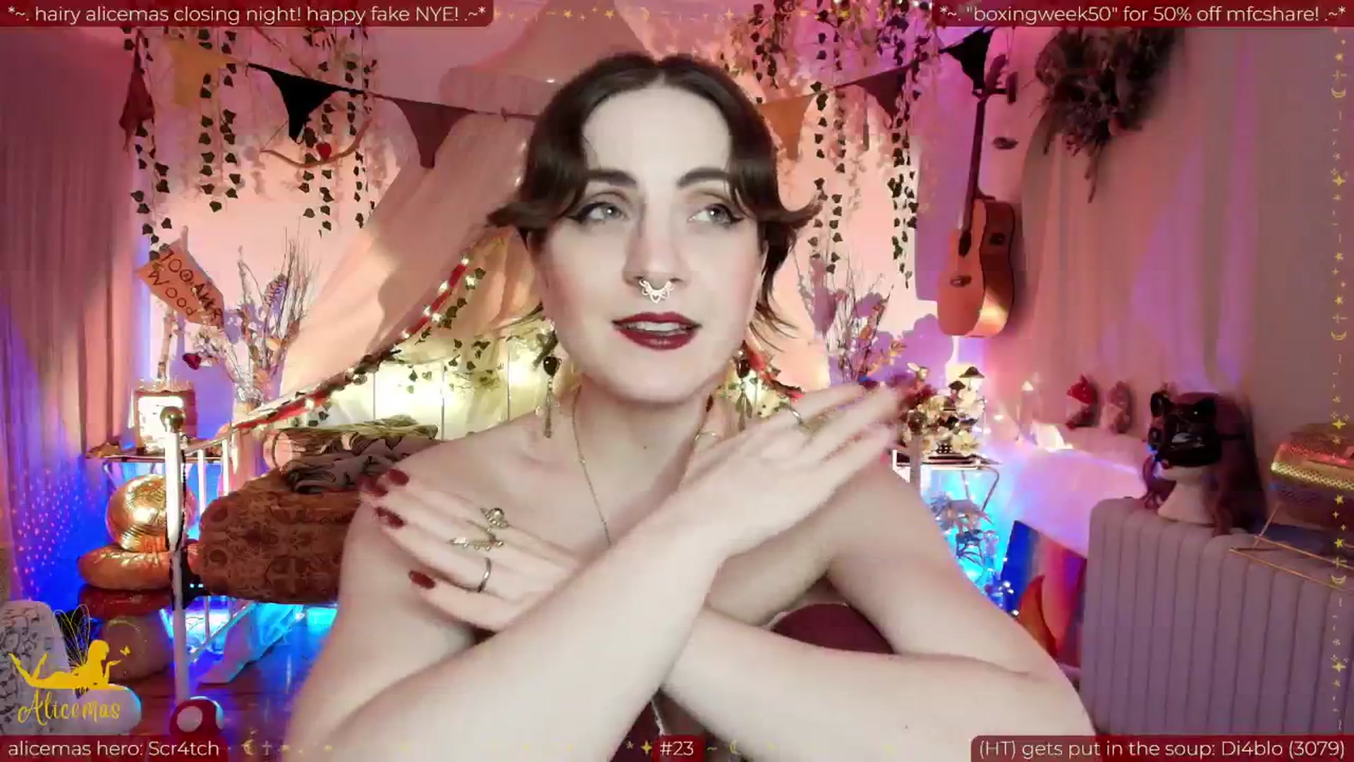 Gallery image thumbnail from aliceisonfire's myfreecams stream on, 12/31/2025, 13:06 image 15 of 20