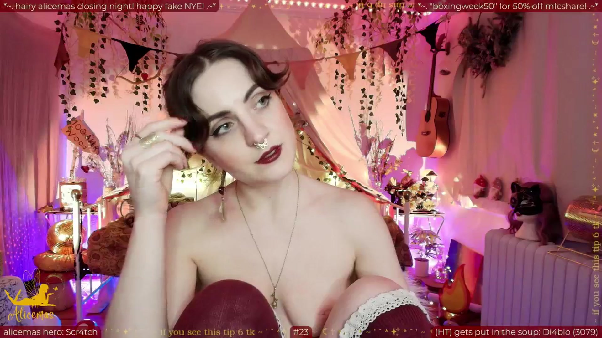 Gallery image thumbnail from aliceisonfire's myfreecams stream on, 12/31/2025, 13:06 image 13 of 20