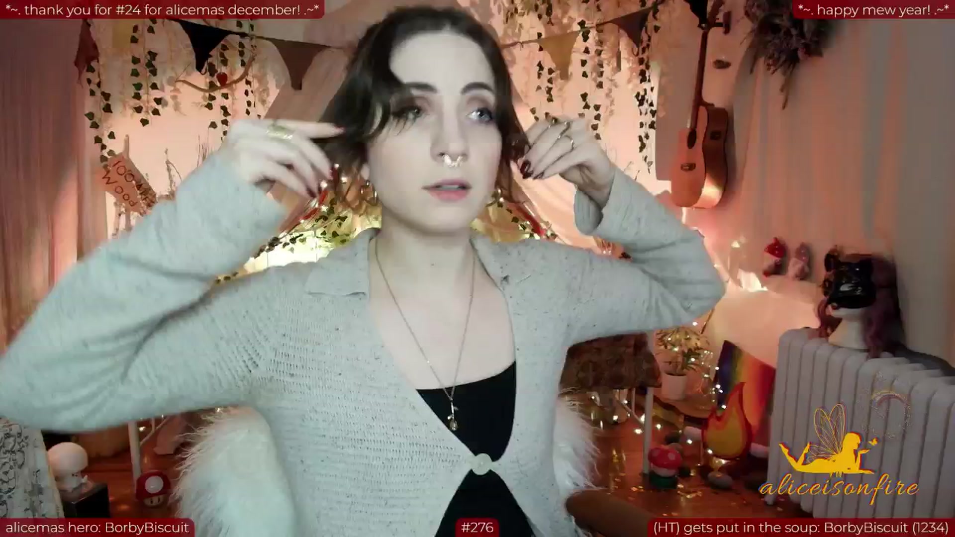 Gallery image thumbnail from aliceisonfire's myfreecams stream on, 01/08/2026, 09:23 image 1 of 20
