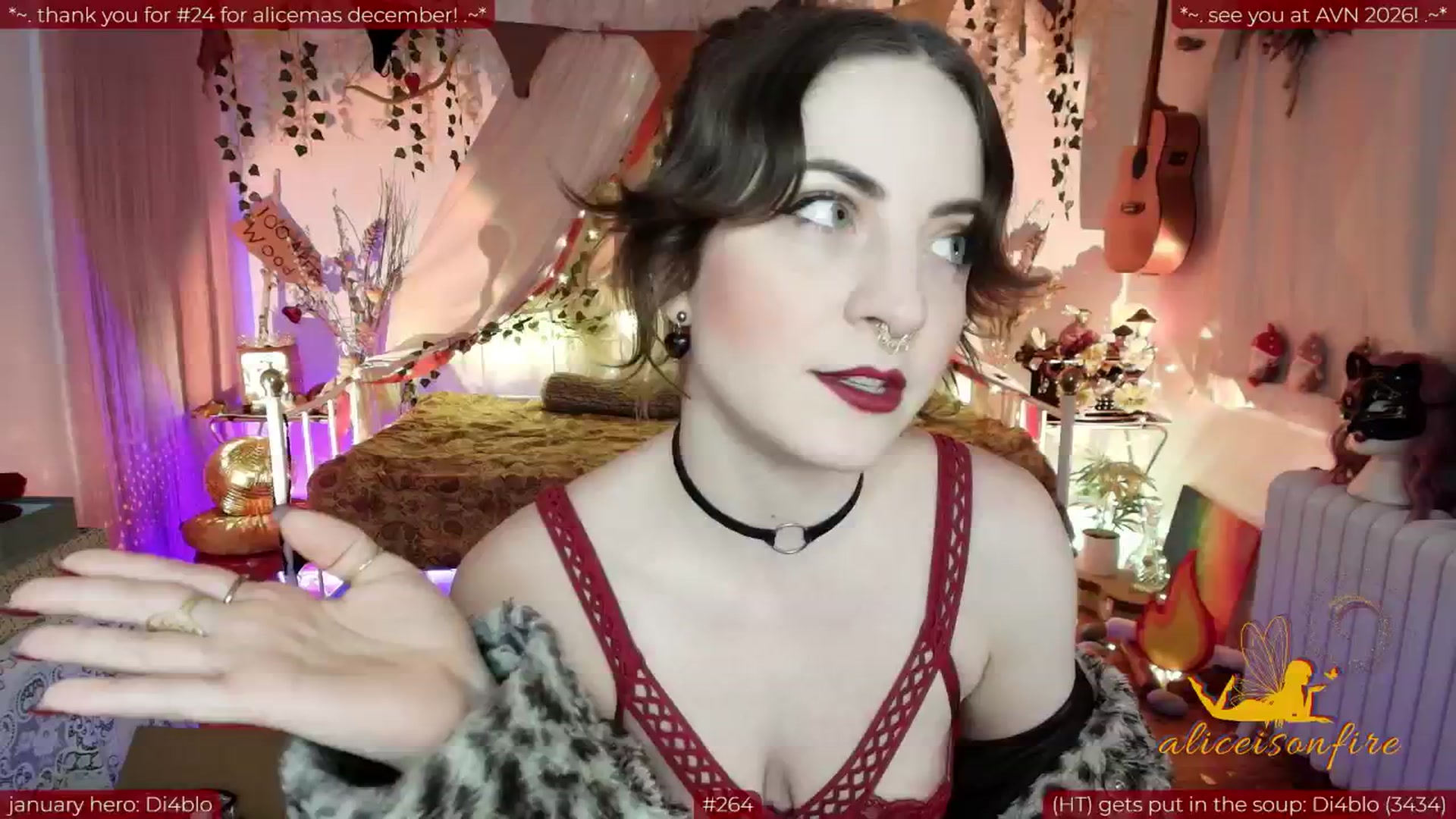 Gallery image thumbnail from aliceisonfire's myfreecams stream on, 01/11/2026, 05:45 image 13 of 20
