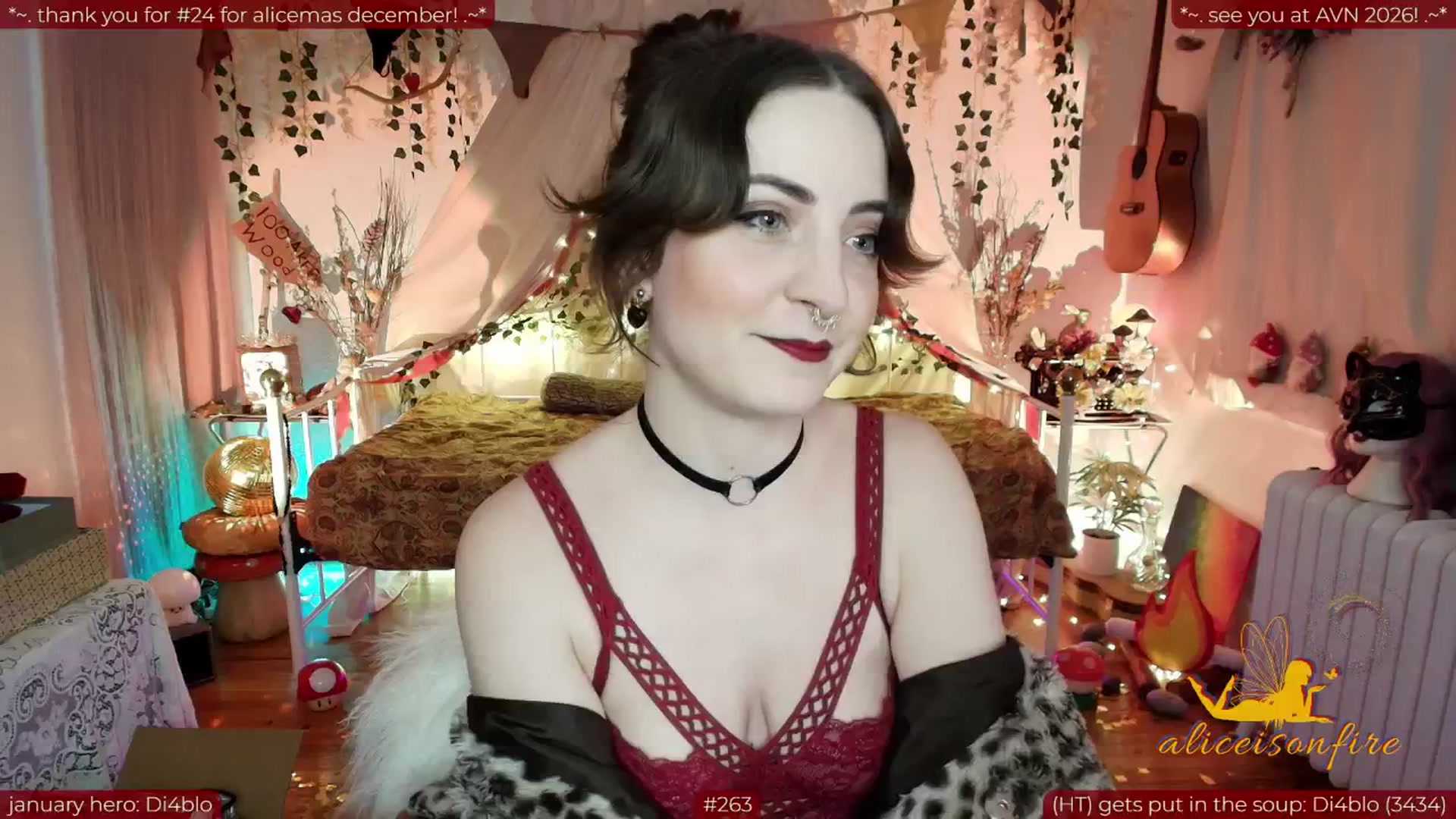 Gallery image thumbnail from aliceisonfire's myfreecams stream on, 01/11/2026, 05:45 image 5 of 20