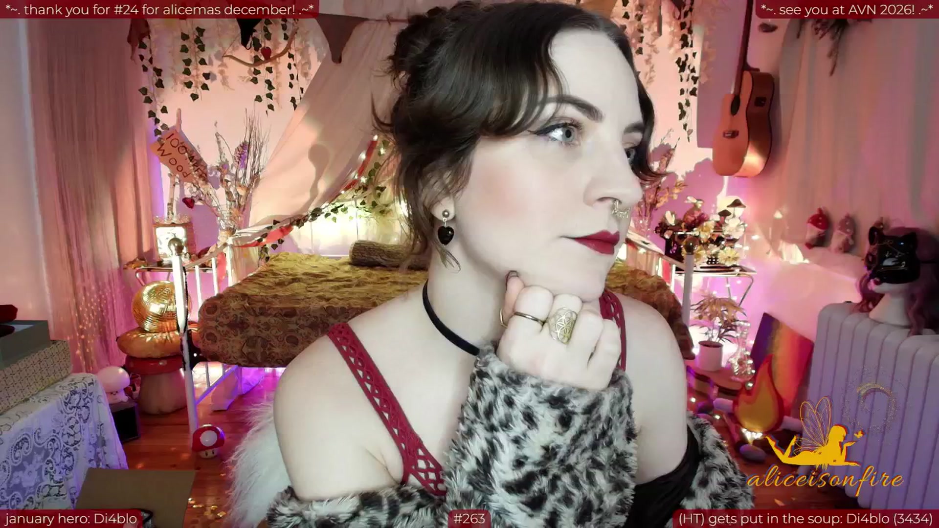 Gallery image thumbnail from aliceisonfire's myfreecams stream on, 01/11/2026, 09:43 image 1 of 20