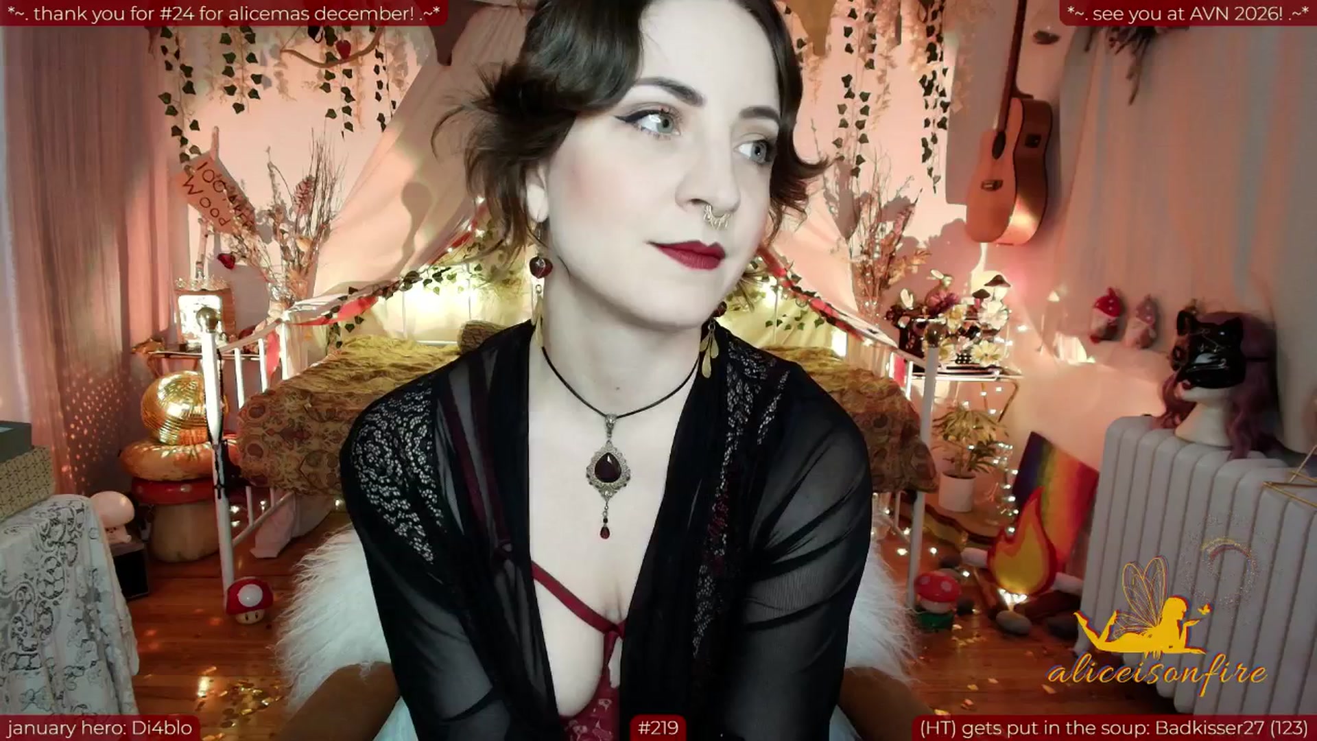 Gallery image thumbnail from aliceisonfire's myfreecams stream on, 01/12/2026, 08:12 image 14 of 20