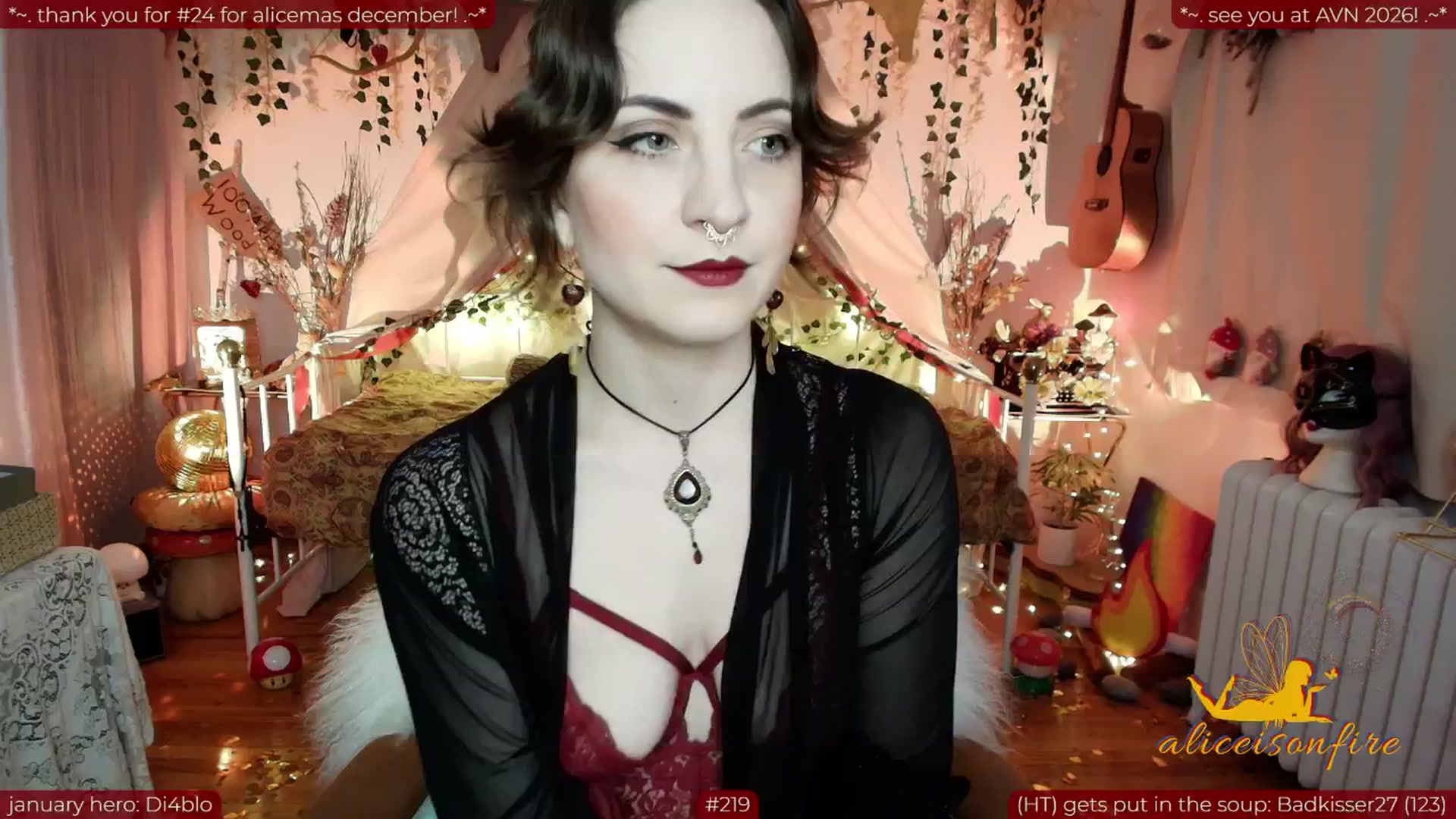 Gallery image thumbnail from aliceisonfire's myfreecams stream on, 01/12/2026, 08:12 image 15 of 20
